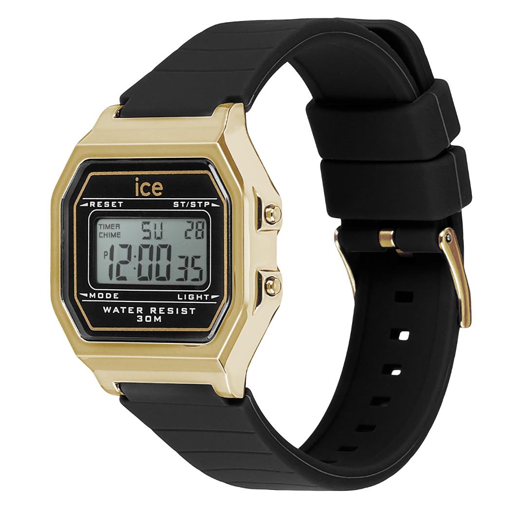 ICE digit retro - Black gold