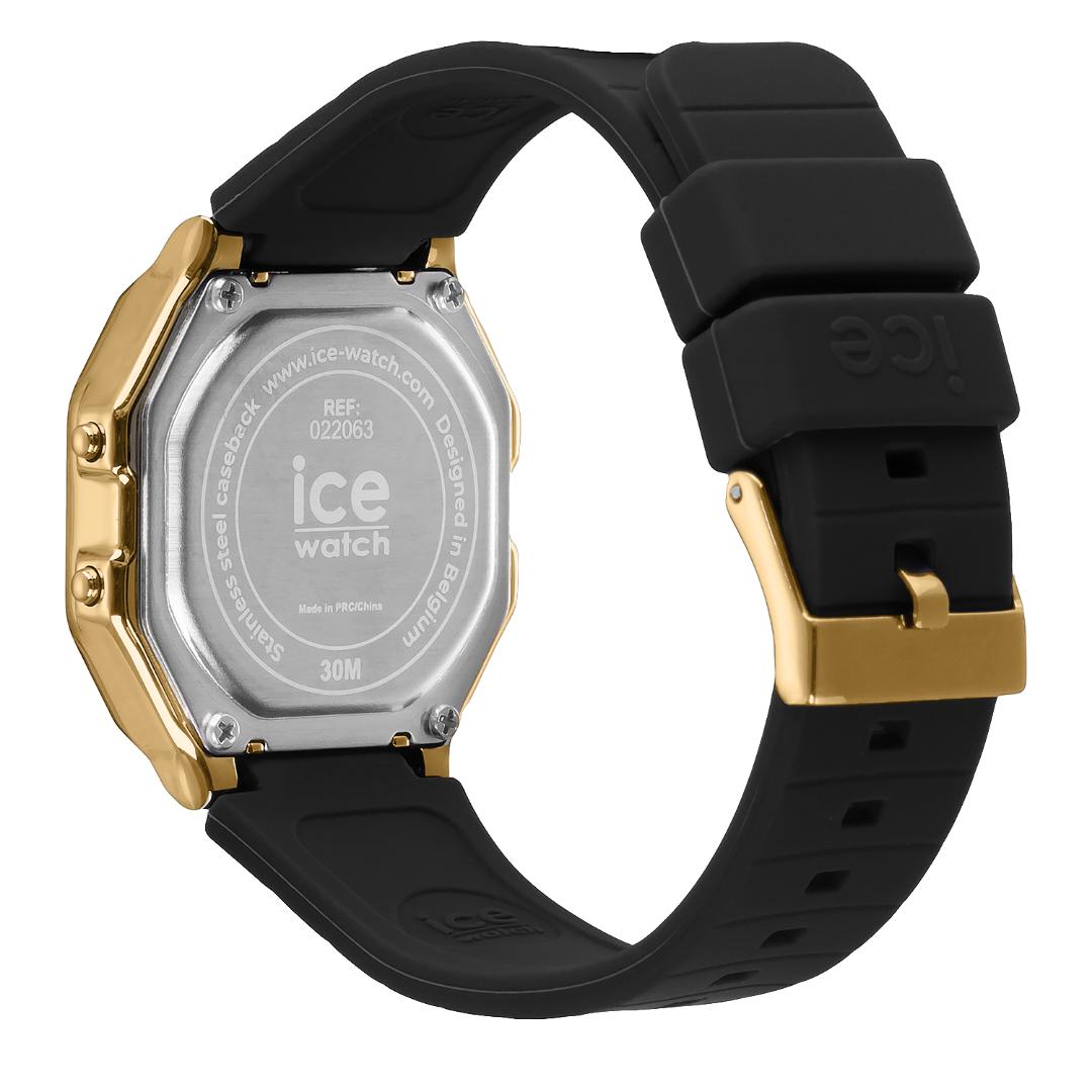 ICE digit retro - Black gold