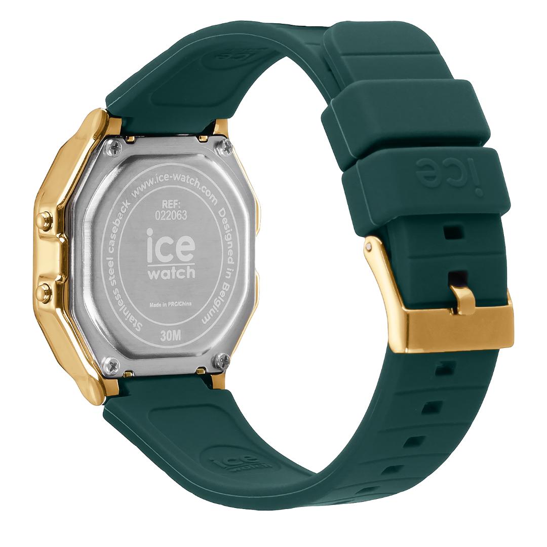 ICE digit retro - Verdigreen gold