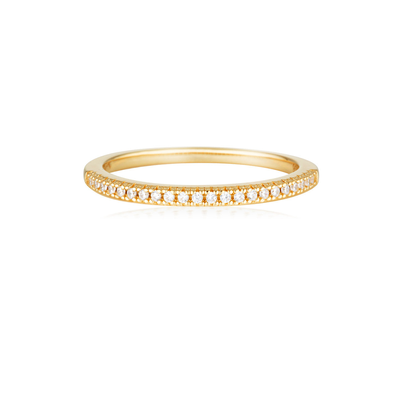 GEORGINI ICONIC BRIDAL ANNE BAND GOLD