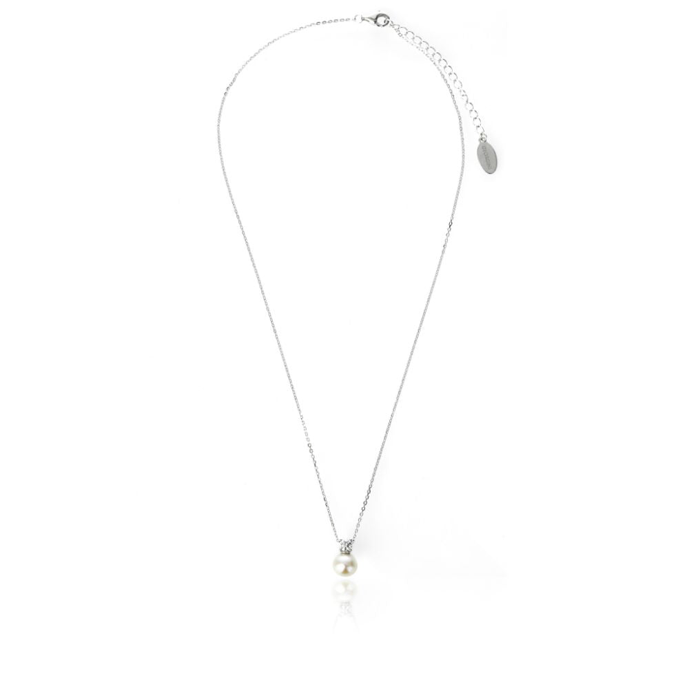 GEORGINI OCEANS NOOSA FRESHWATER PEARL NECKLACE SILVER