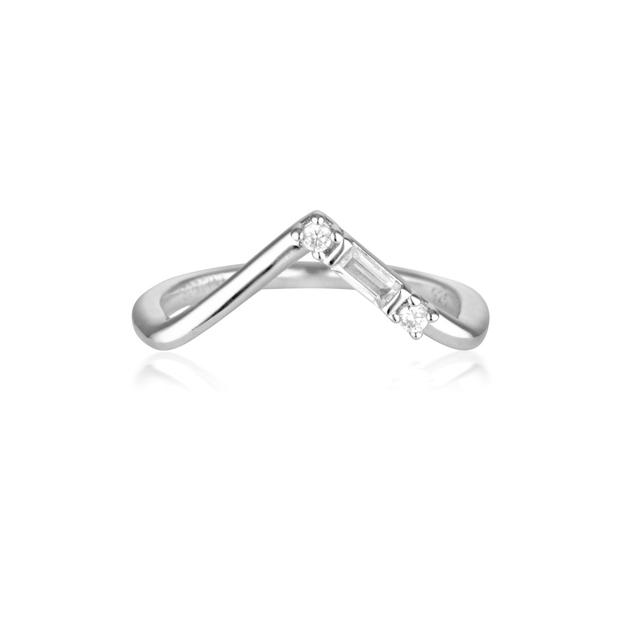 GEORGINI THE LAYERED EDIT TIGA RING SILVER