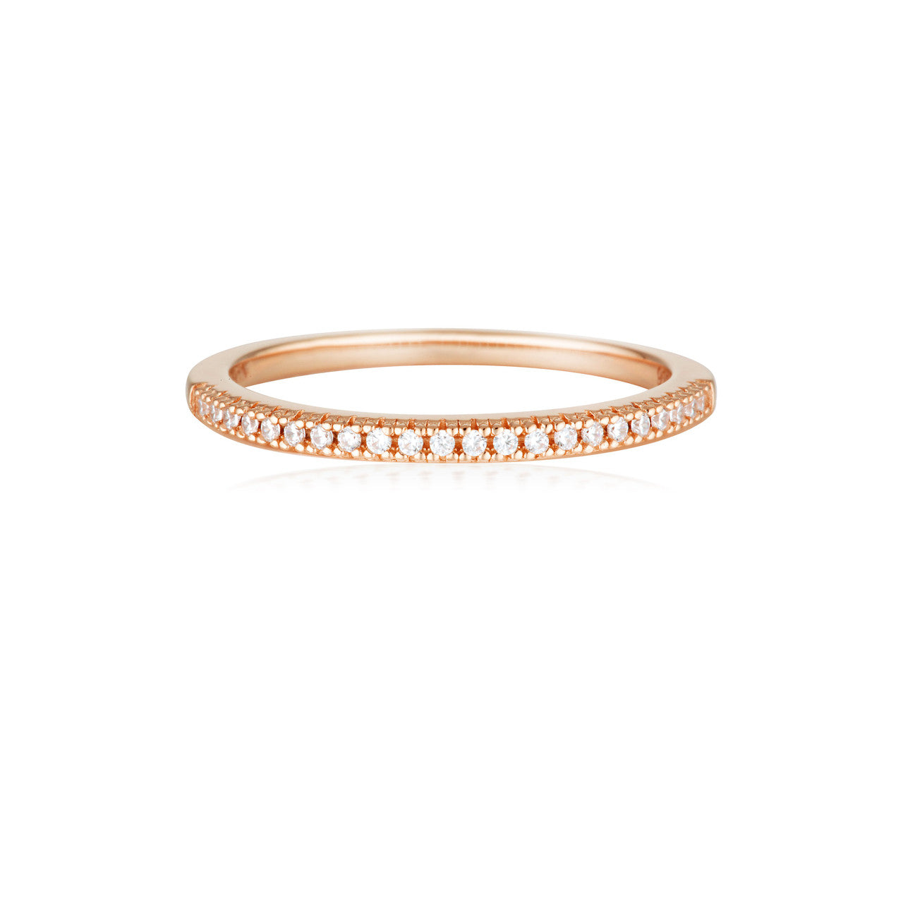 GEORGINI ICONIC BRIDAL ANNE BAND ROSE GOLD