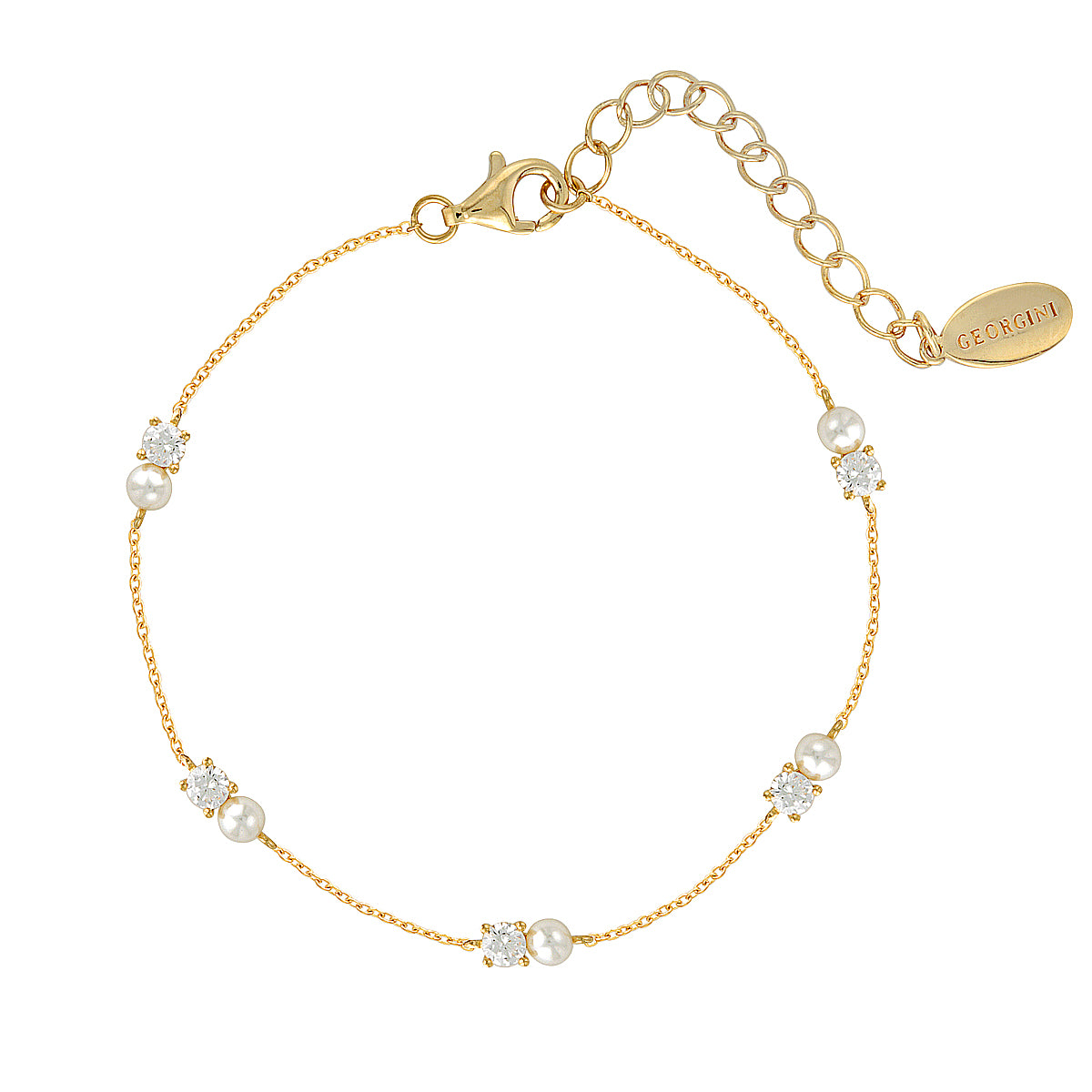 GEORGINI NOEL NIGHTS SNOW DROP BRACELET GOLD