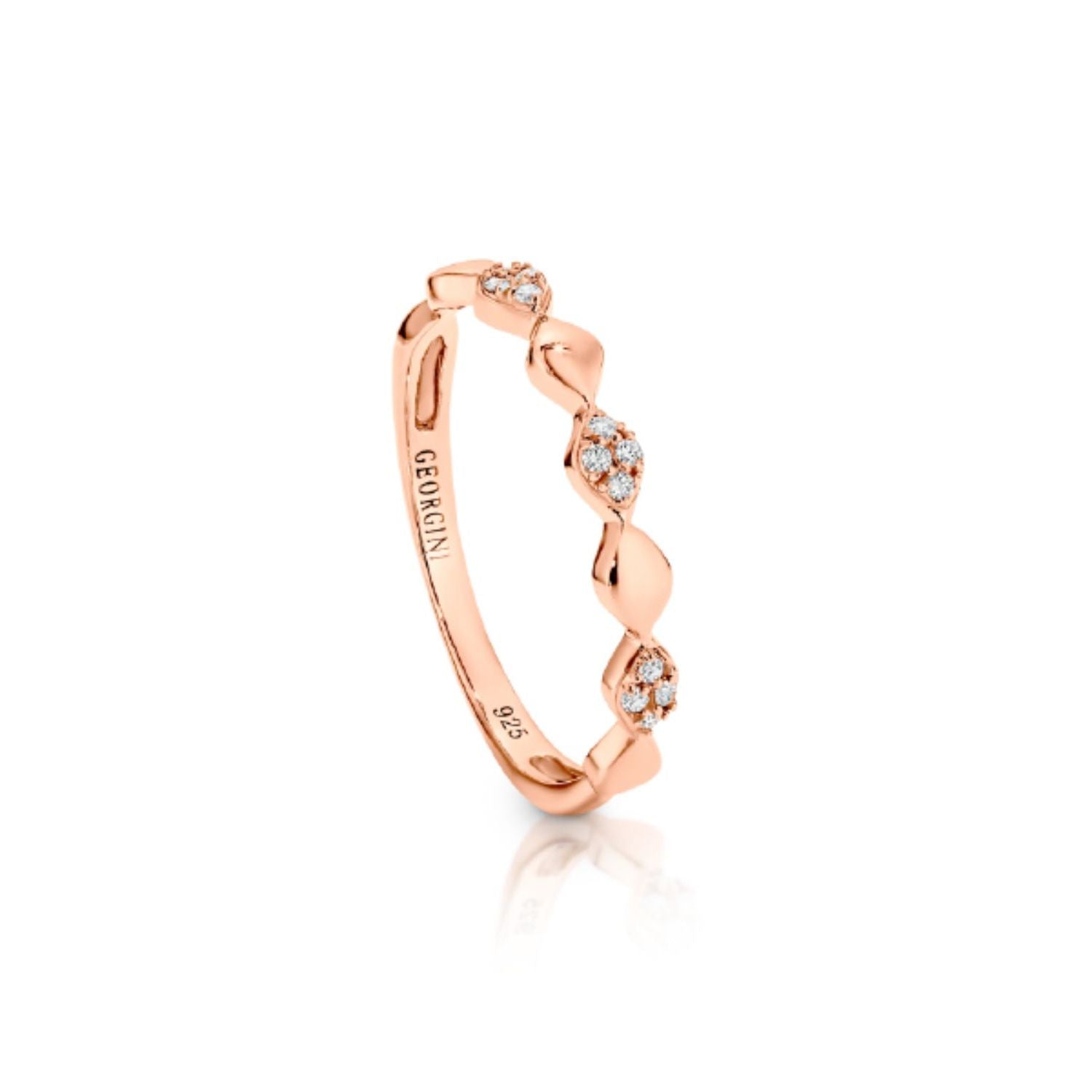 GEORGINI AURORA ROSE GOLD BAND