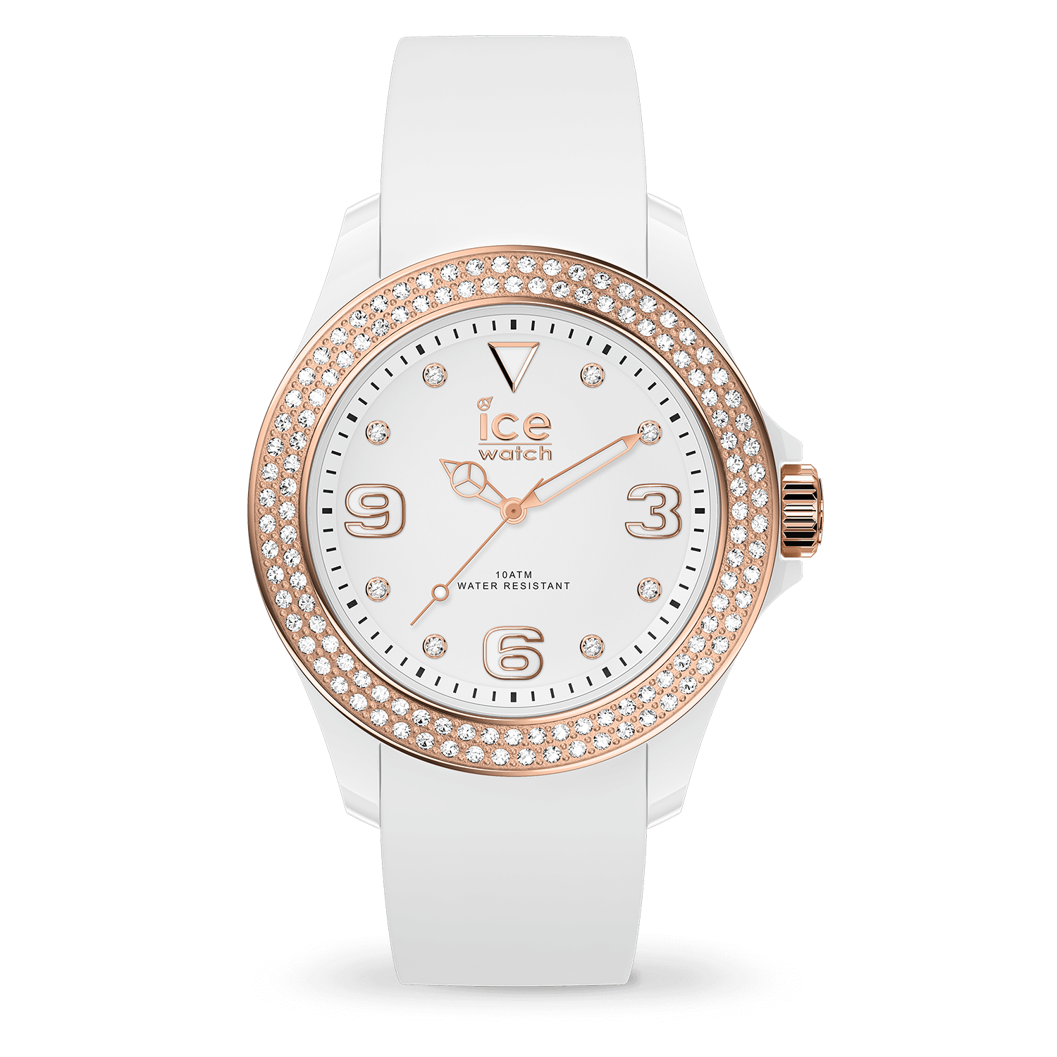 ICE star - White rose-gold - Smooth