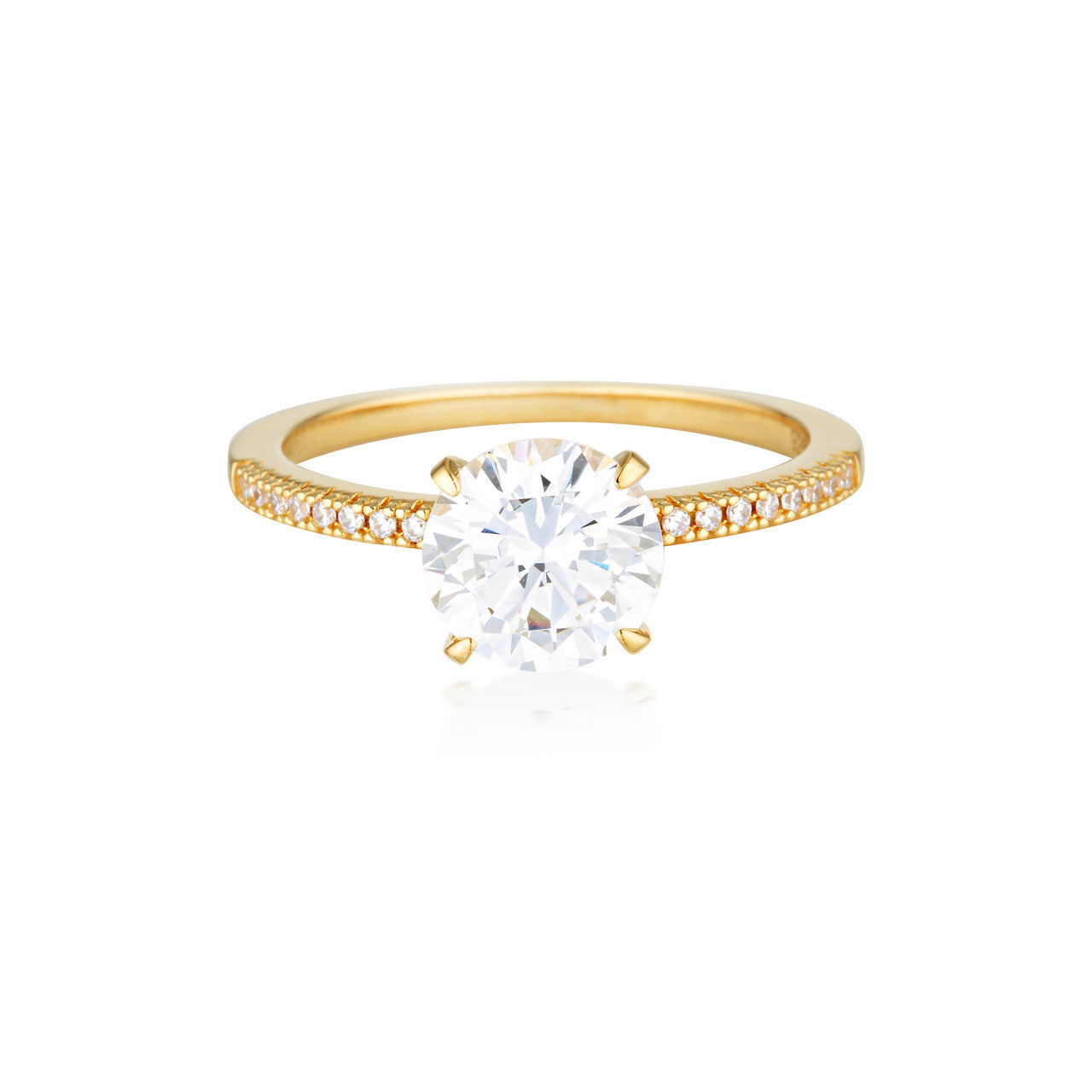 GEORGINI ICONIC BRIDAL FRANCESCA RING GOLD