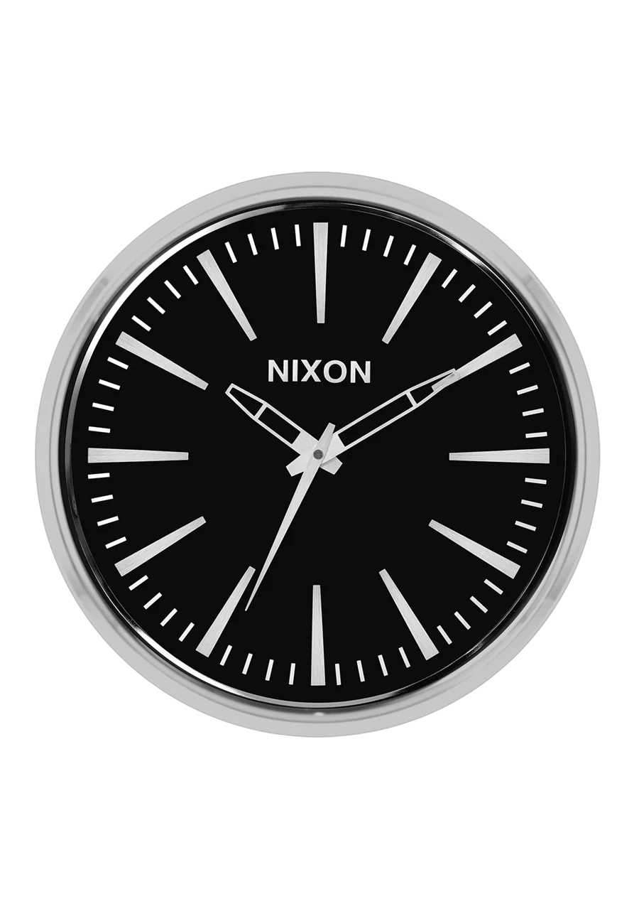 Sentry Wall Clock Black