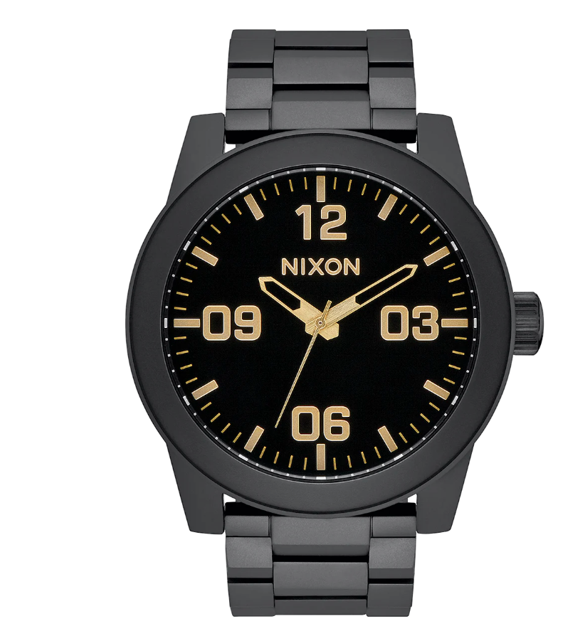 Corporal Stainless Steel Matte Black/Gold