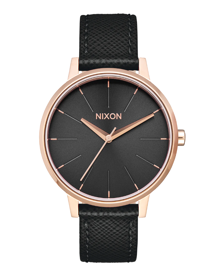 Kensington Leather Rose Gold / Black