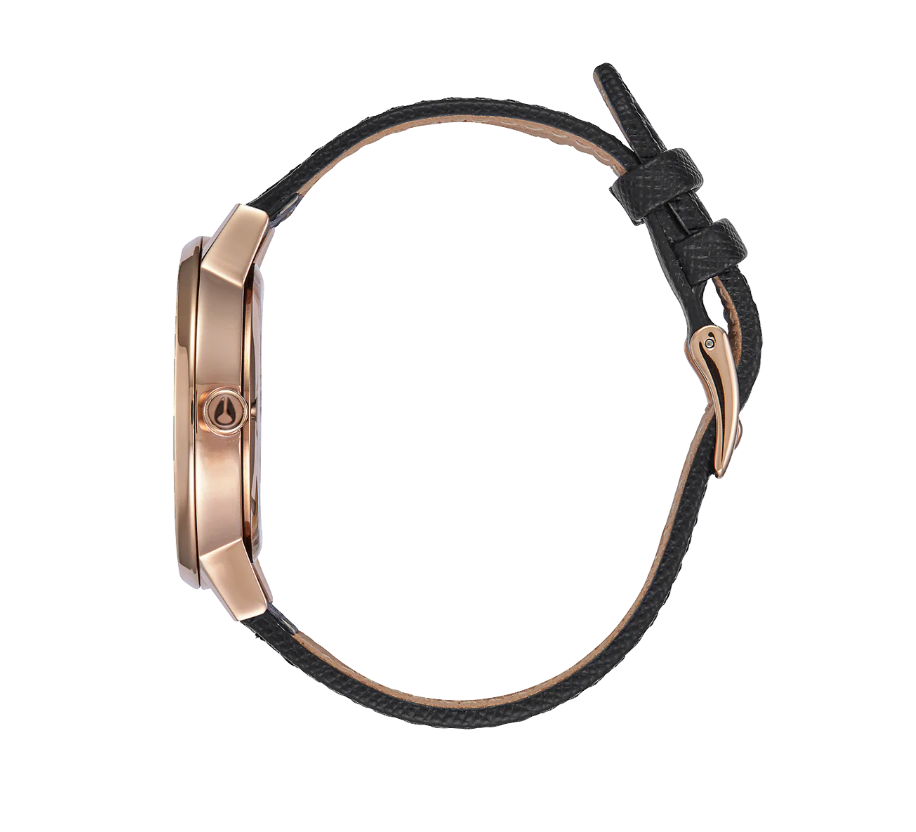 Kensington Leather Rose Gold / Black