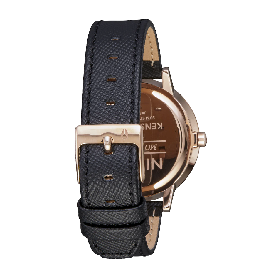 Kensington Leather Rose Gold / Black