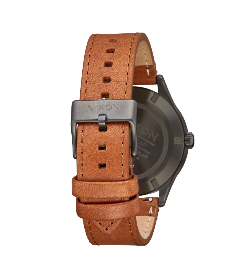 Sentry Solar Leather Gunmetal