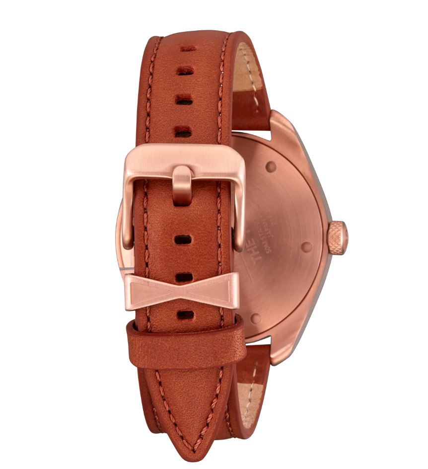 Thalia Leather Rose Gold / White