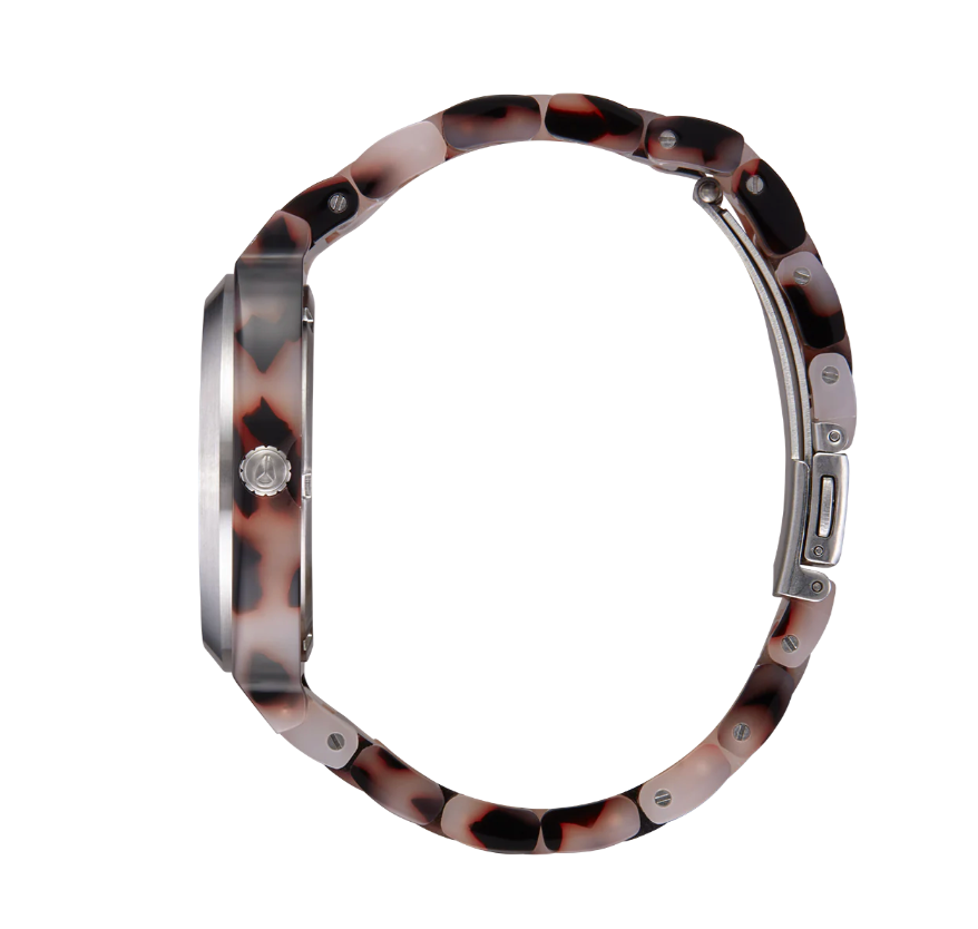 Time Teller Acetate Pink Tortoise  / Mother of Pearl