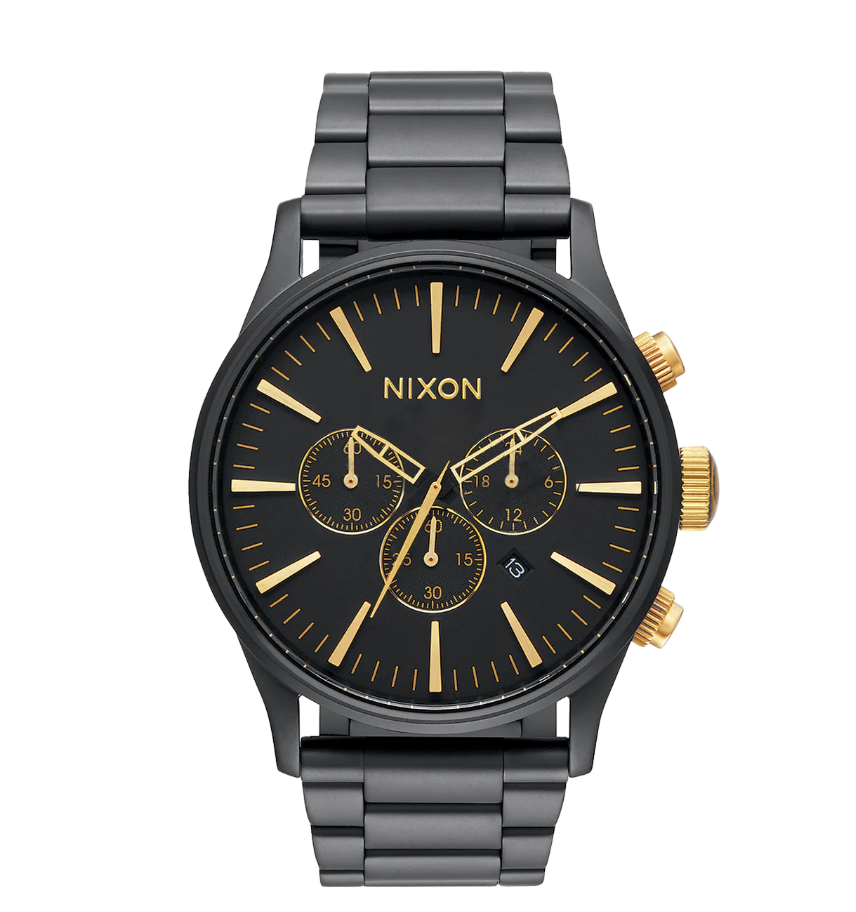 Sentry Chrono Matte Black / Gold