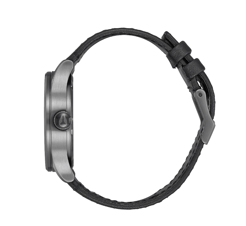 Sentry Leather Gunmetal / Black