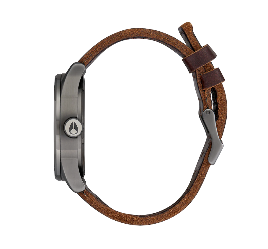 Sentry Leather Gunmetal / Black / Dark Brown