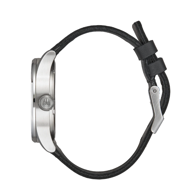 Sentry Leather All Silver / Black