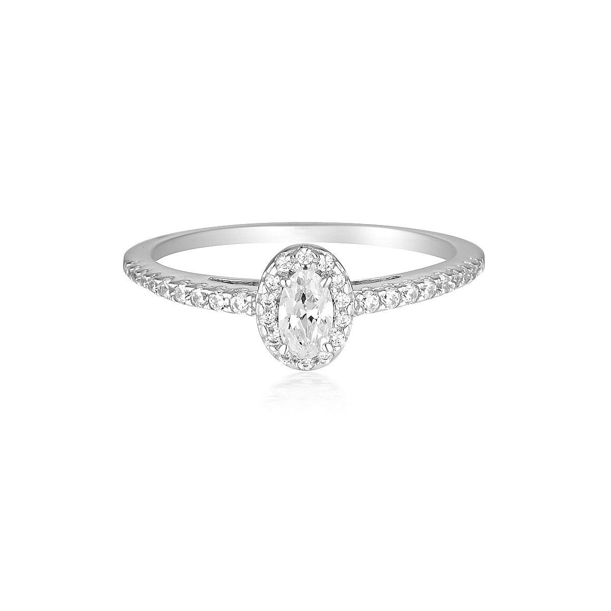 GEORGINI AURORA GLOW RING SILVER