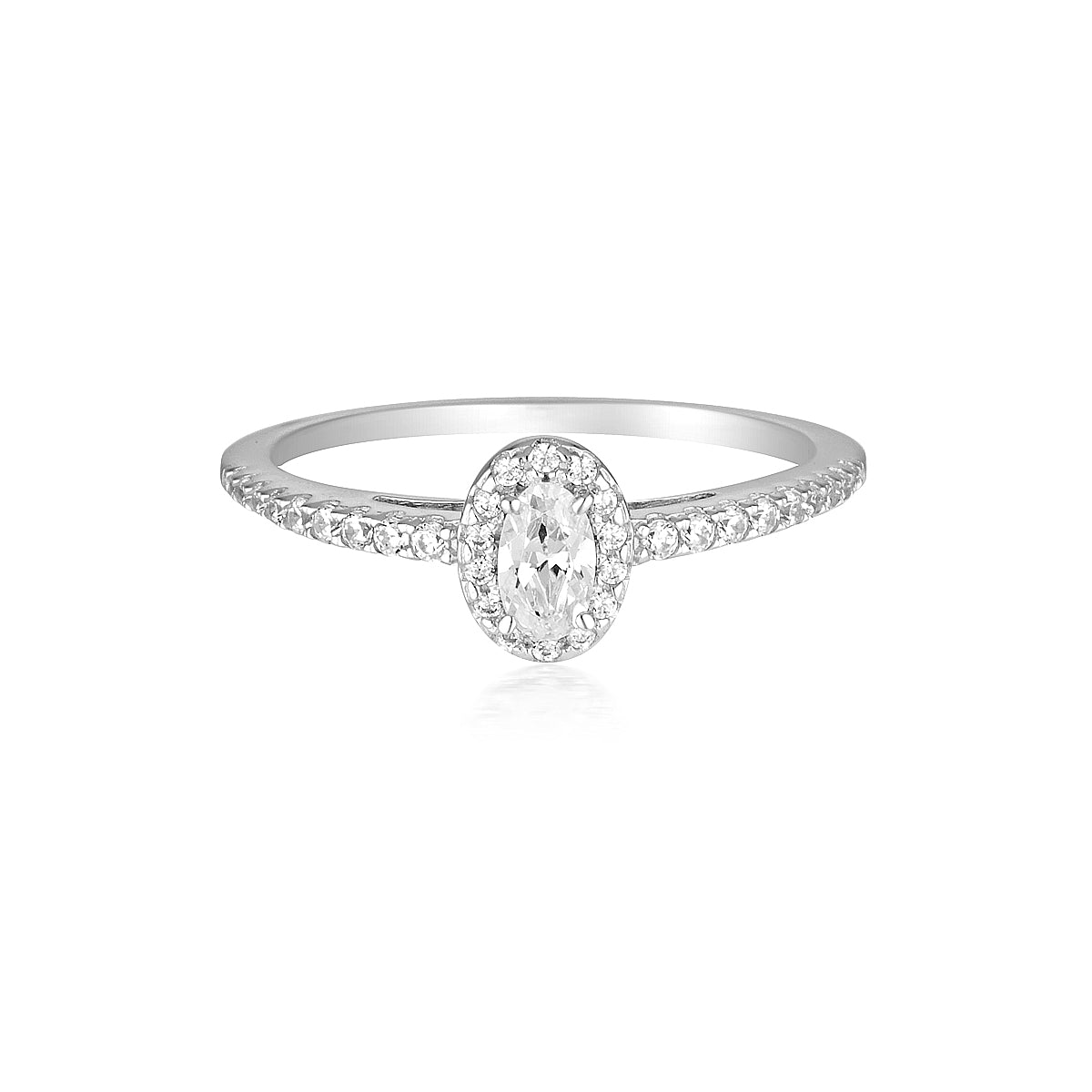 GEORGINI AURORA GLOW RING SILVER