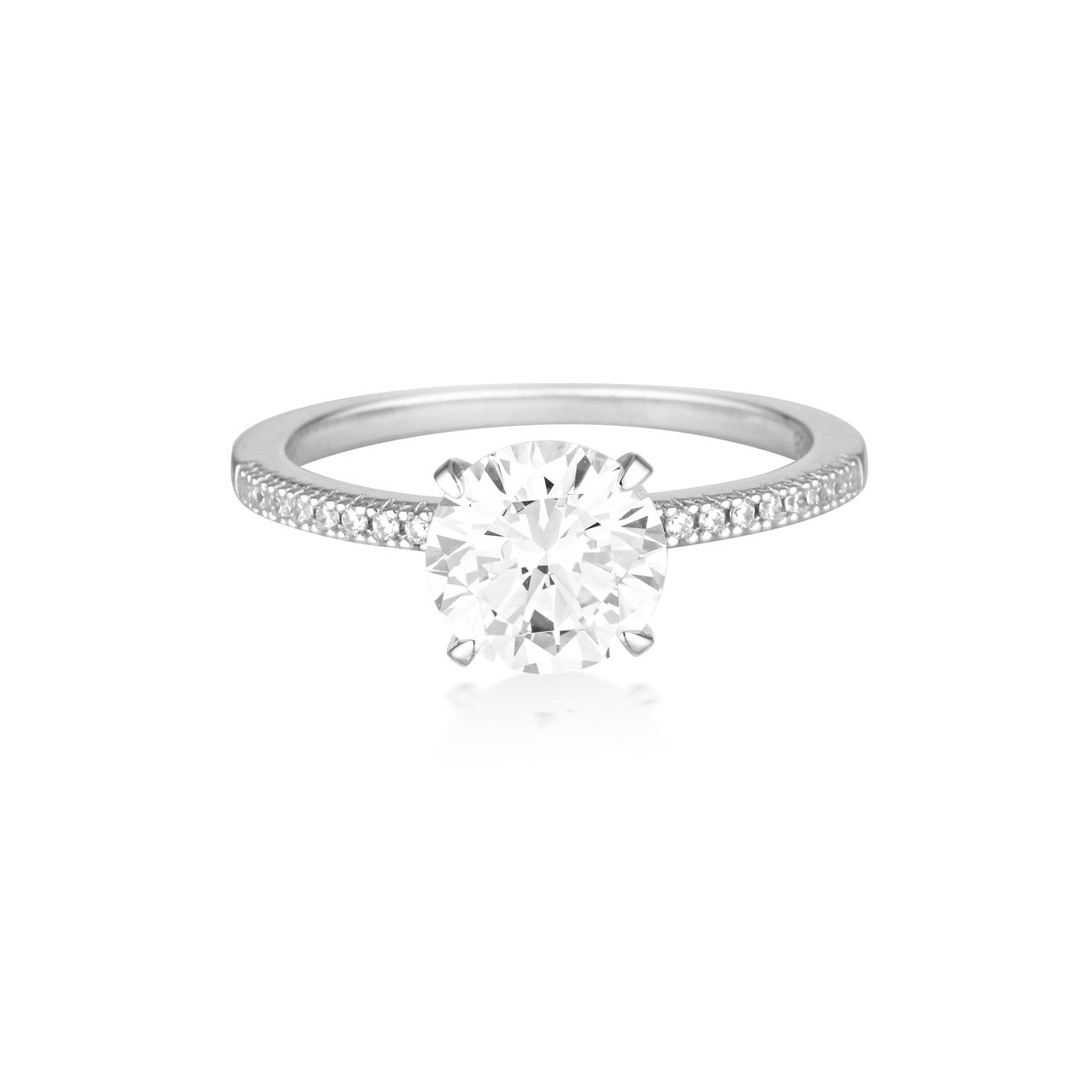 GEORGINI ICONIC BRIDAL FRANCESCA RING SILVER