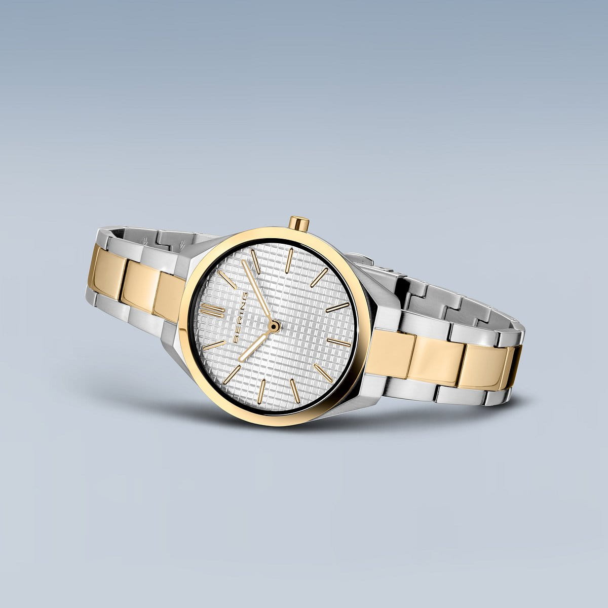 Bering Ladies Ultra Slim Two Tone Watch