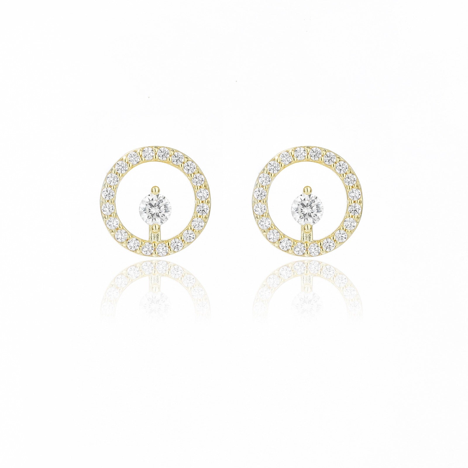 GEORGINI GODDESS CORA EARRINGS GOLD