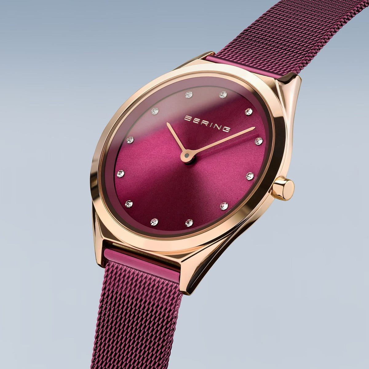 Bering Ladies Ultra Slim Purple Watch