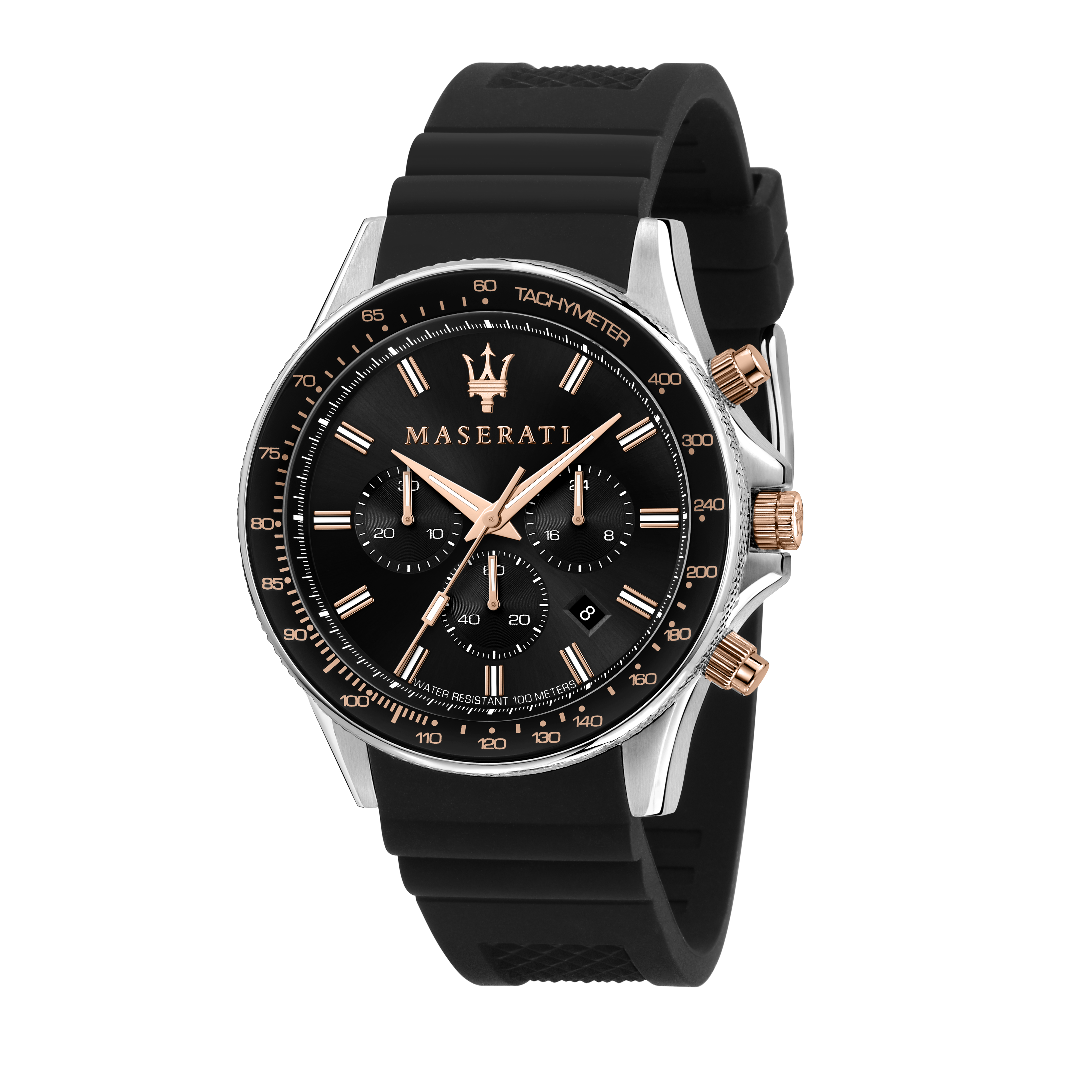 Maserati Sfida Black Dial 44mm Watch