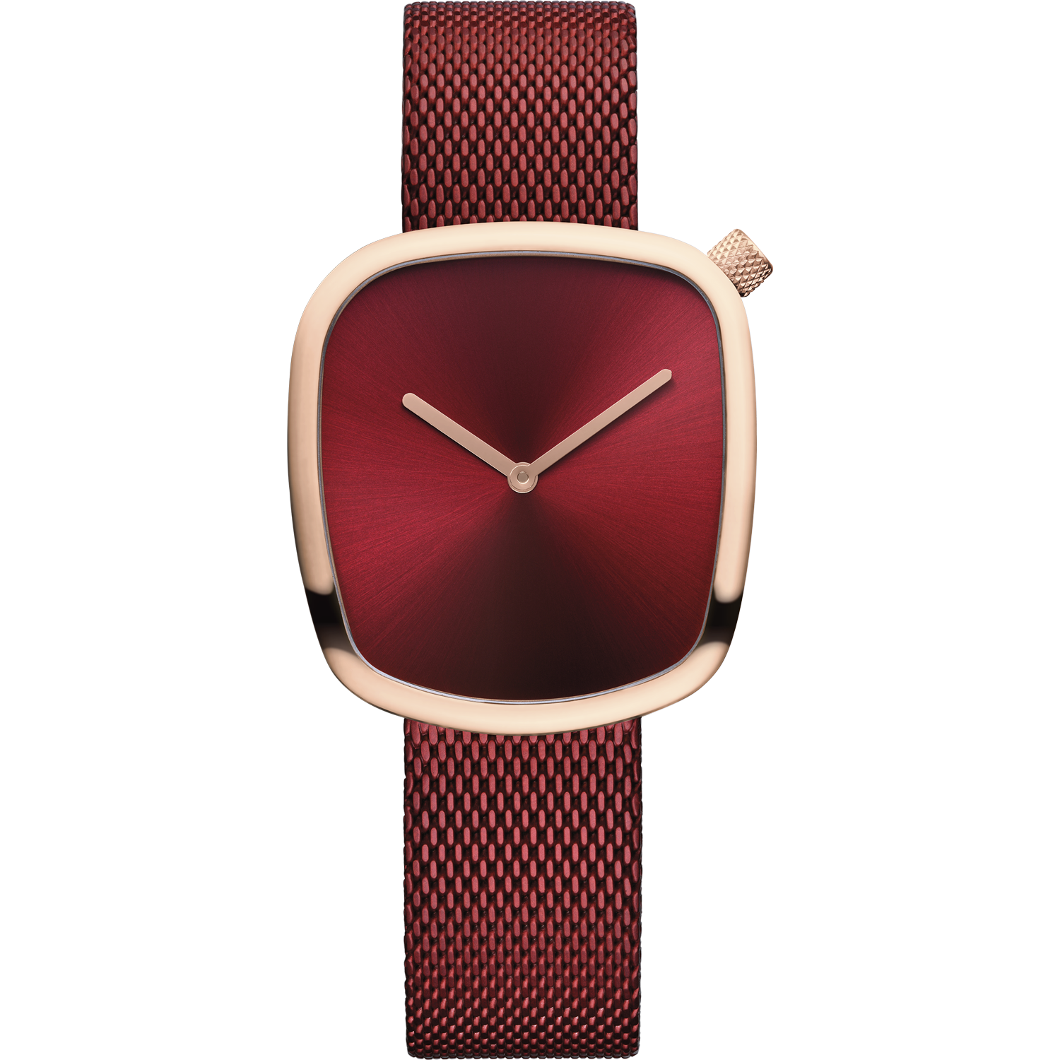 Bering Ladies Pebble Red Watch