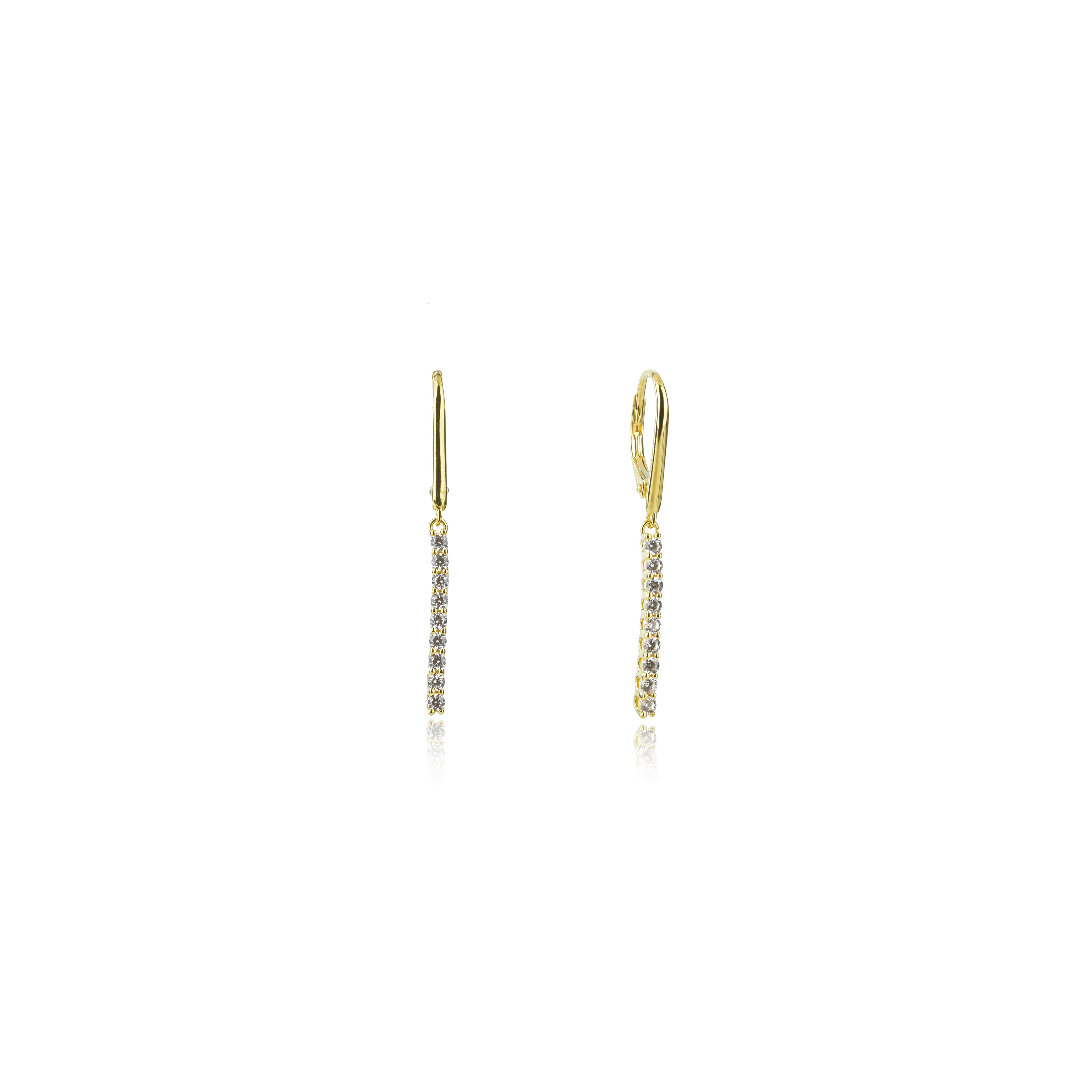 GEORGINI GIFTS JISELLE EARRINGS GOLD