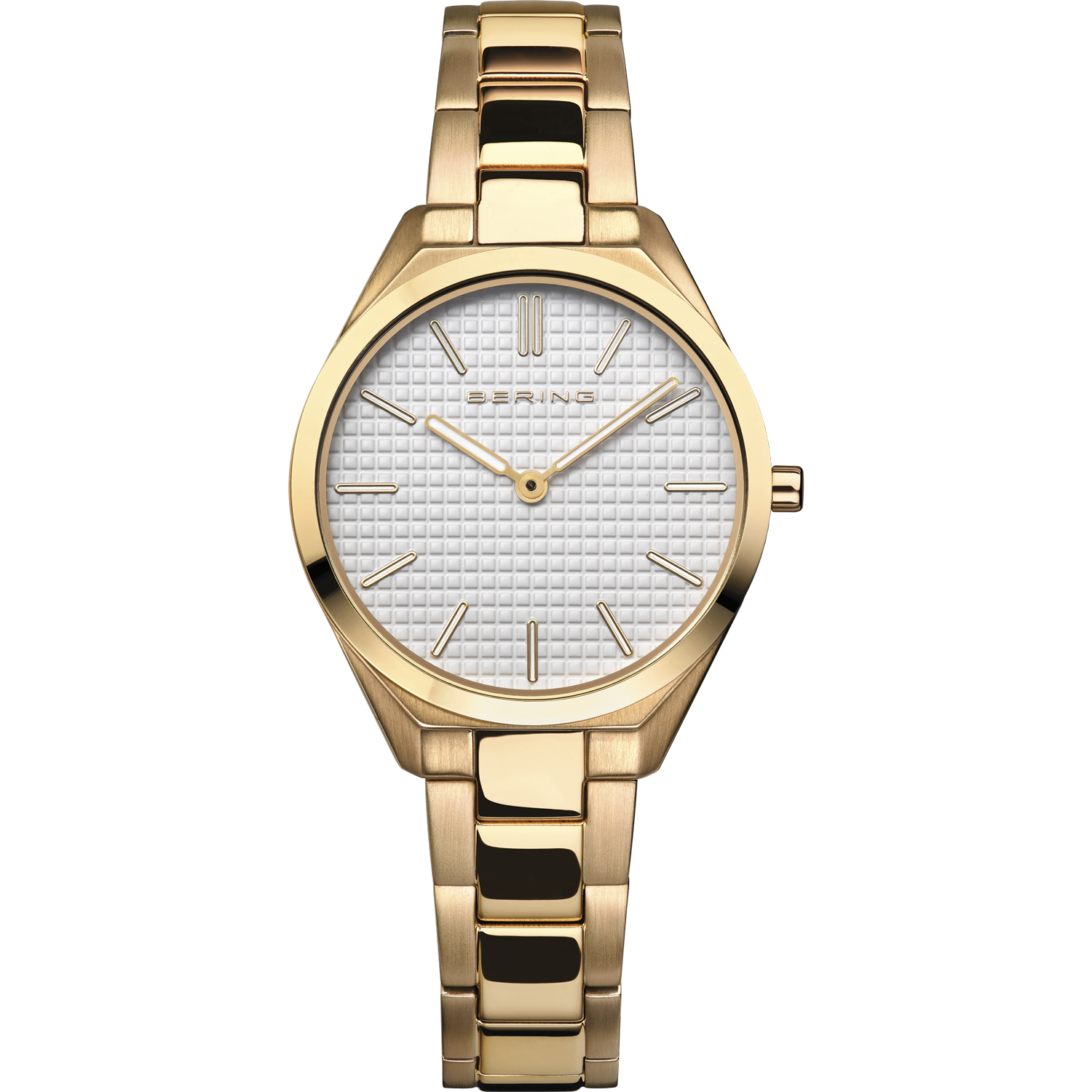 Bering Ladies Ultra Slim Gold Watch