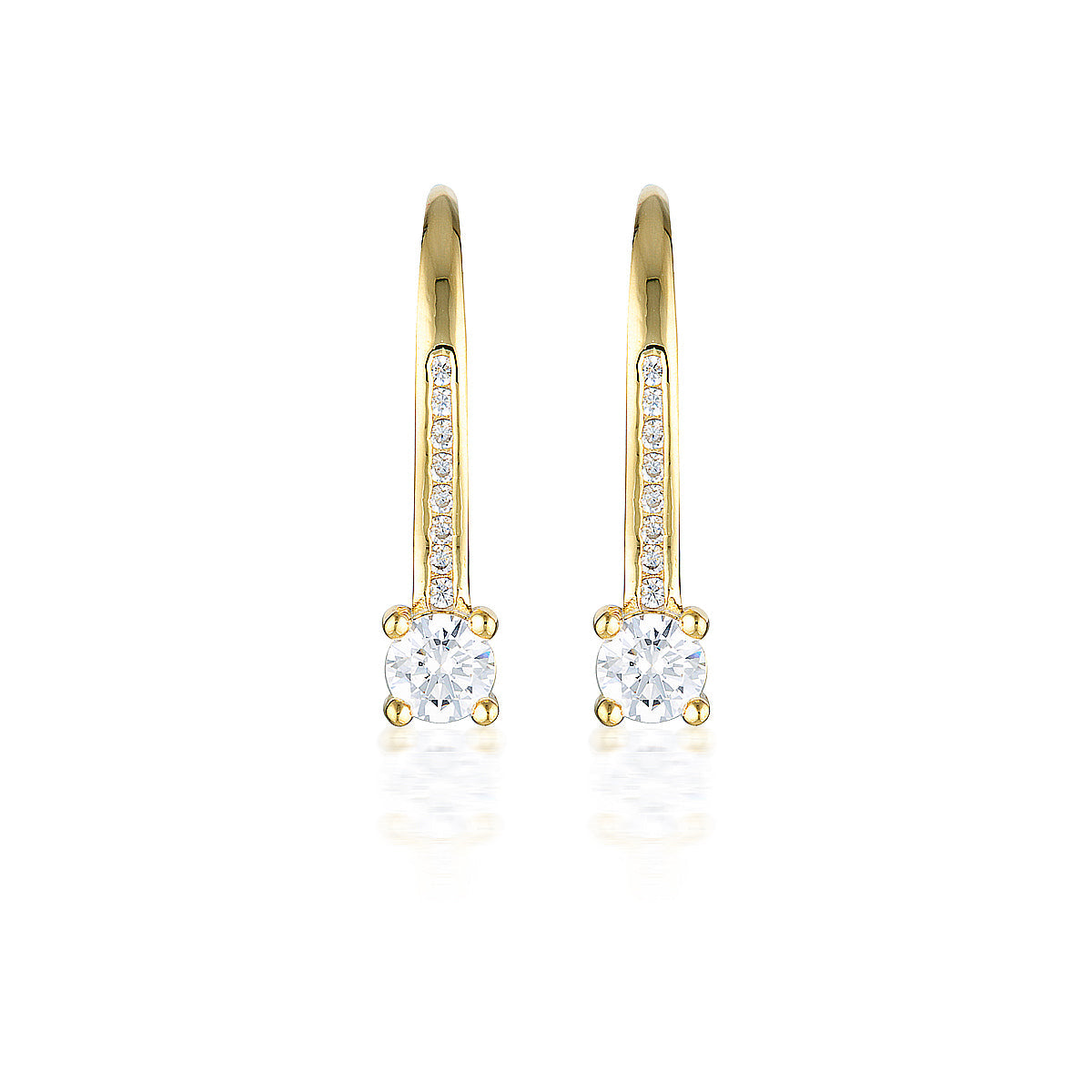 GEORGINI RED CARPET VENICE EARRINGS GOLD