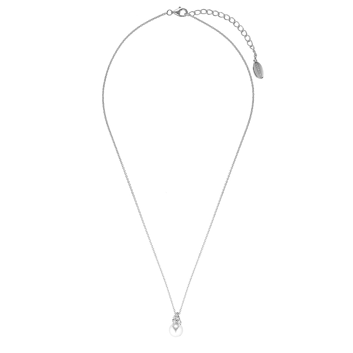 GEORGINI RED CARPET GOVENORS NECKLACE SILVER