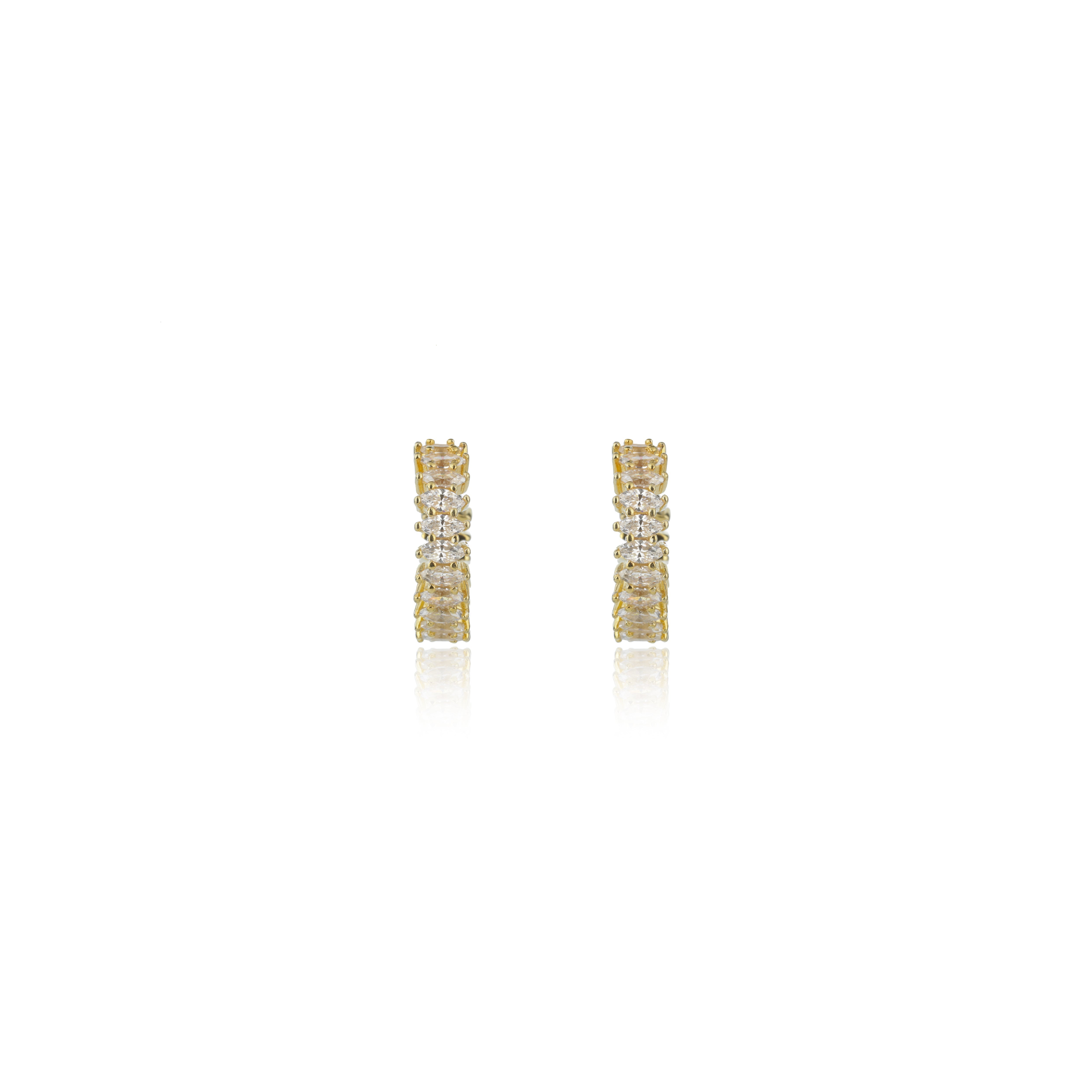 GEORGINI GIFTS GARLAND EARRINGS GOLD