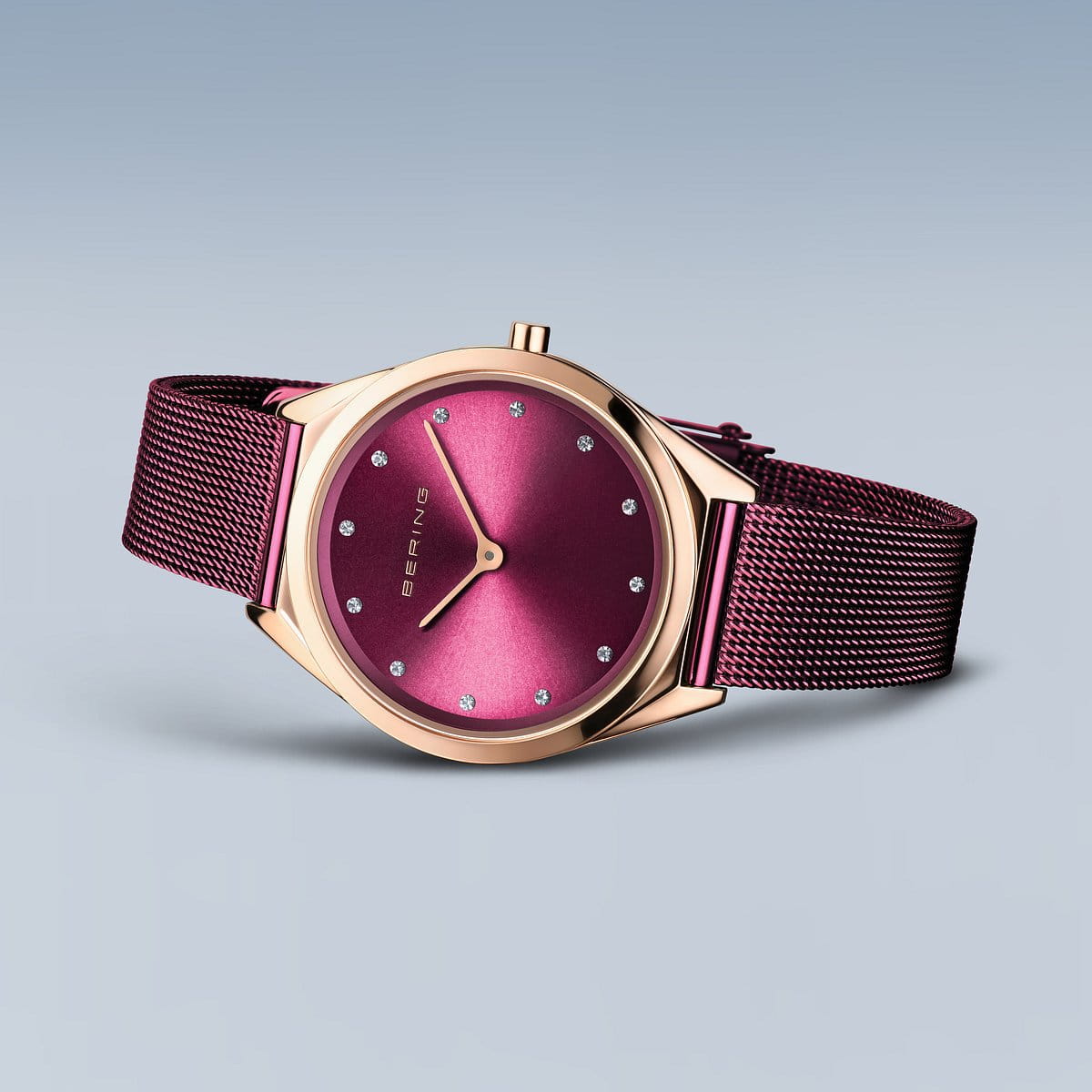 Bering Ladies Ultra Slim Purple Watch