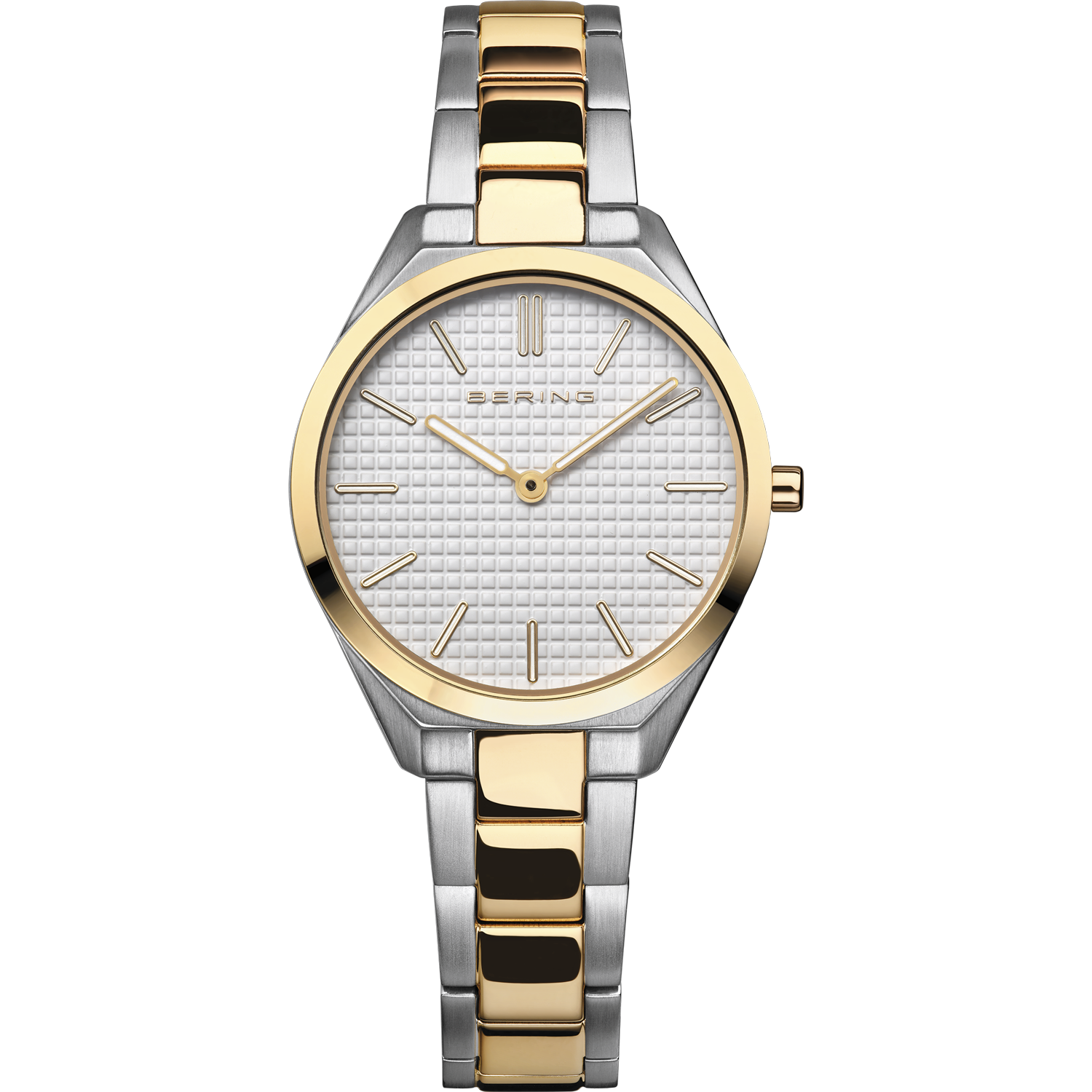 Bering Ladies Ultra Slim Two Tone Watch