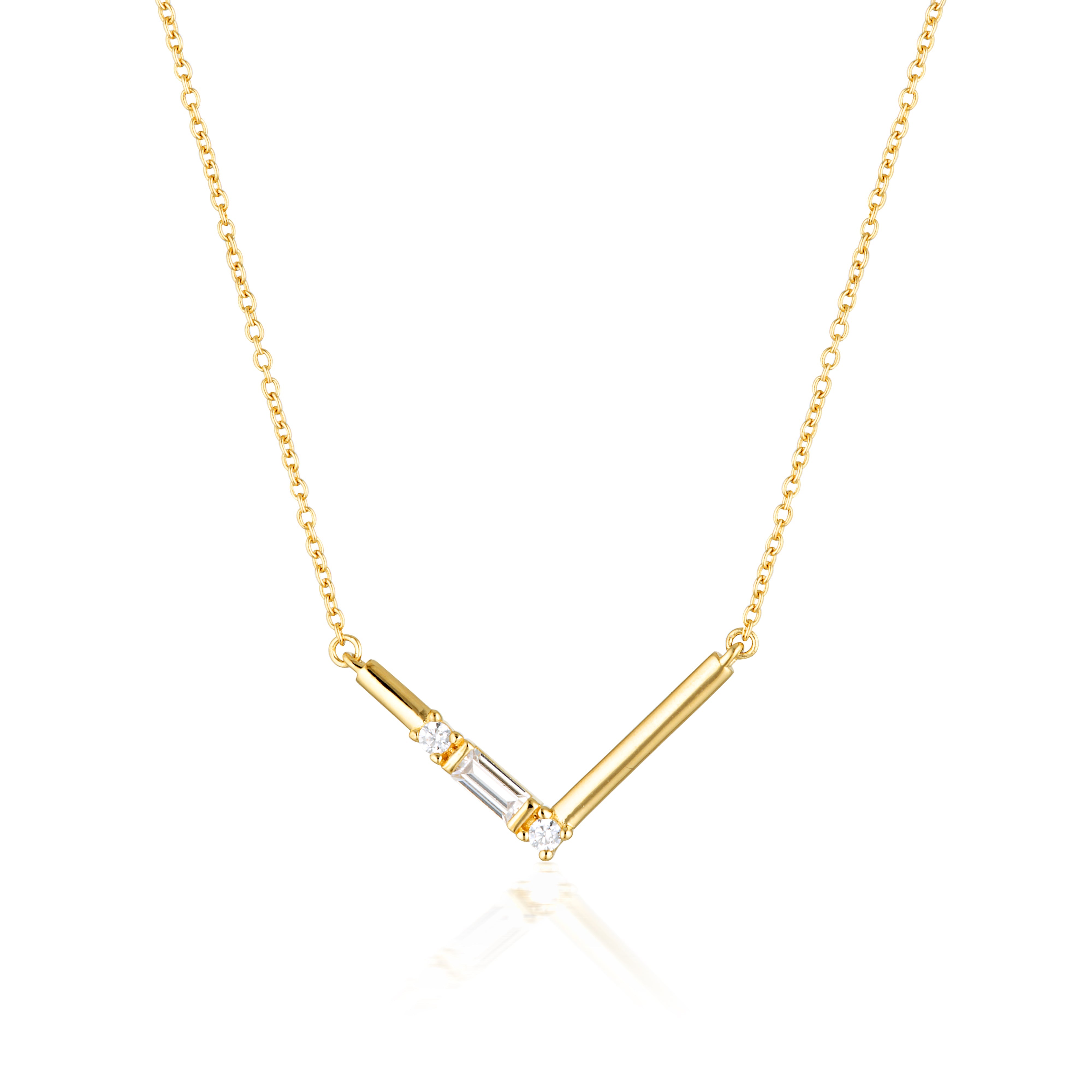 GEORGINI THE LAYERED EDIT TIGA NECKLACE GOLD