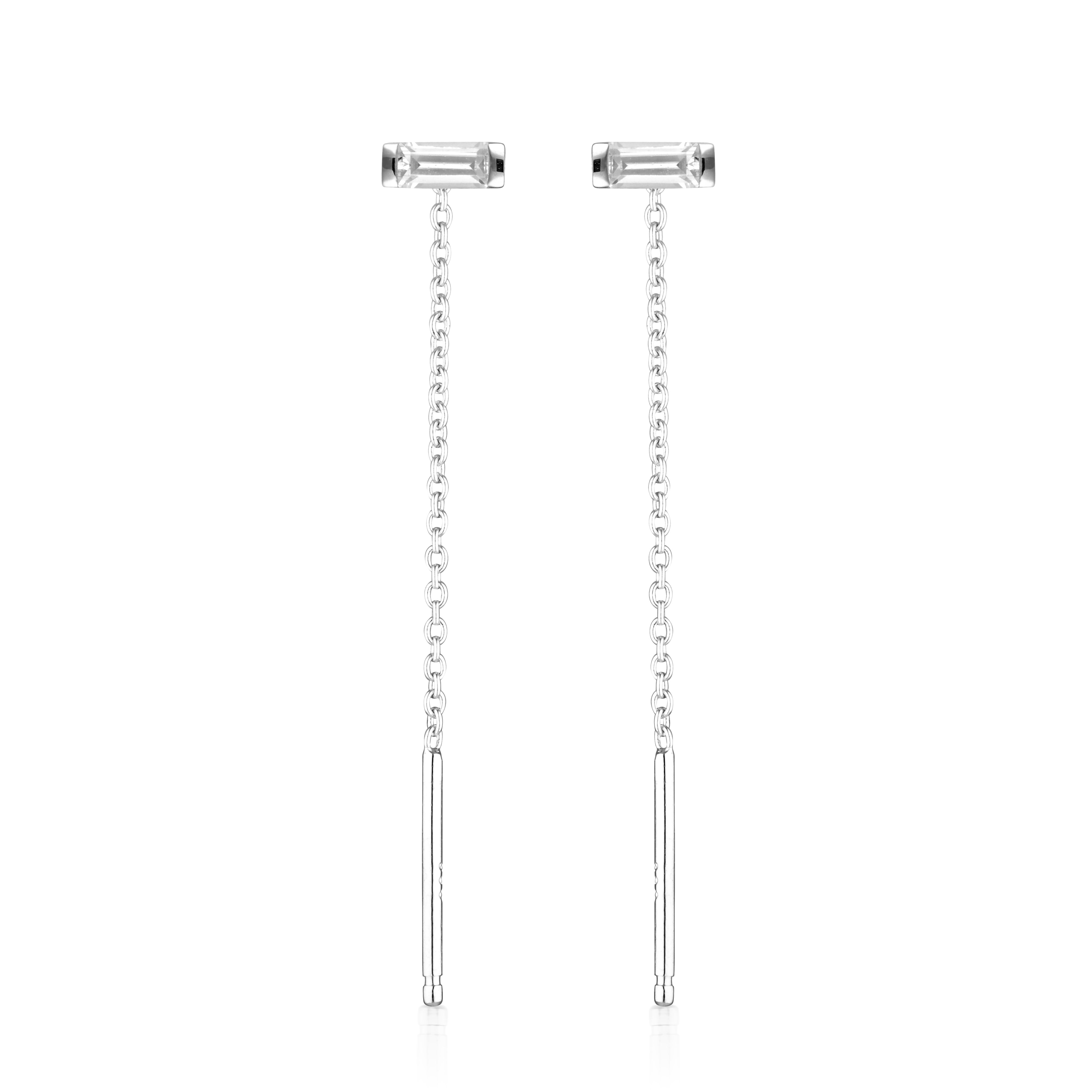 GEORGINI THE LAYERED EDIT TATU EARRING SILVER