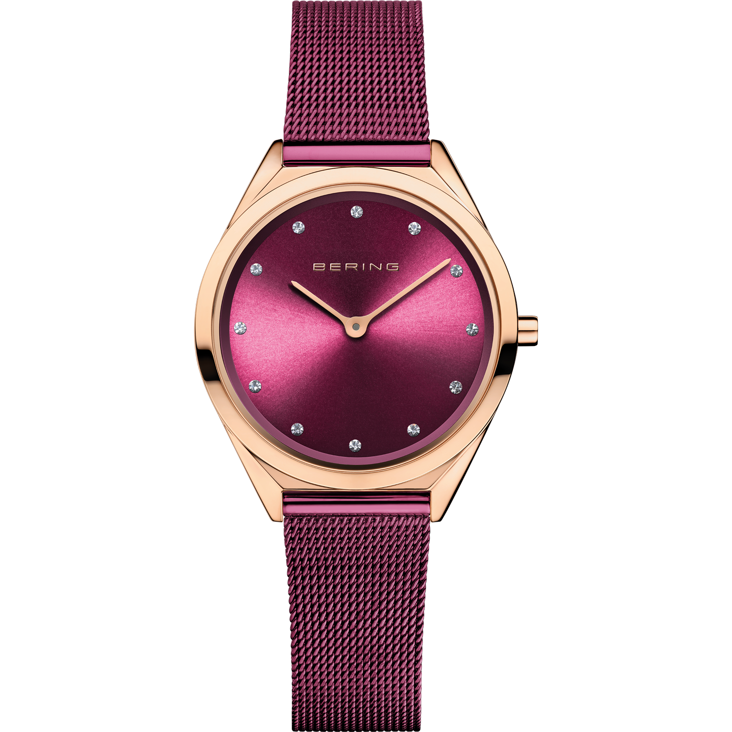 Bering Ladies Ultra Slim Purple Watch