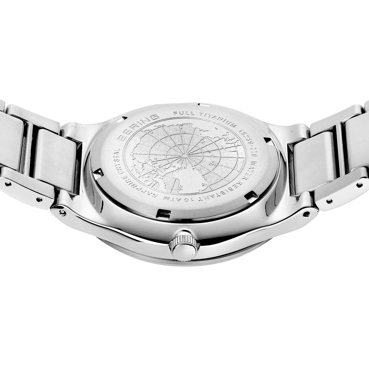 Bering Solar 39mm Grey Titanium Links Strap Watch