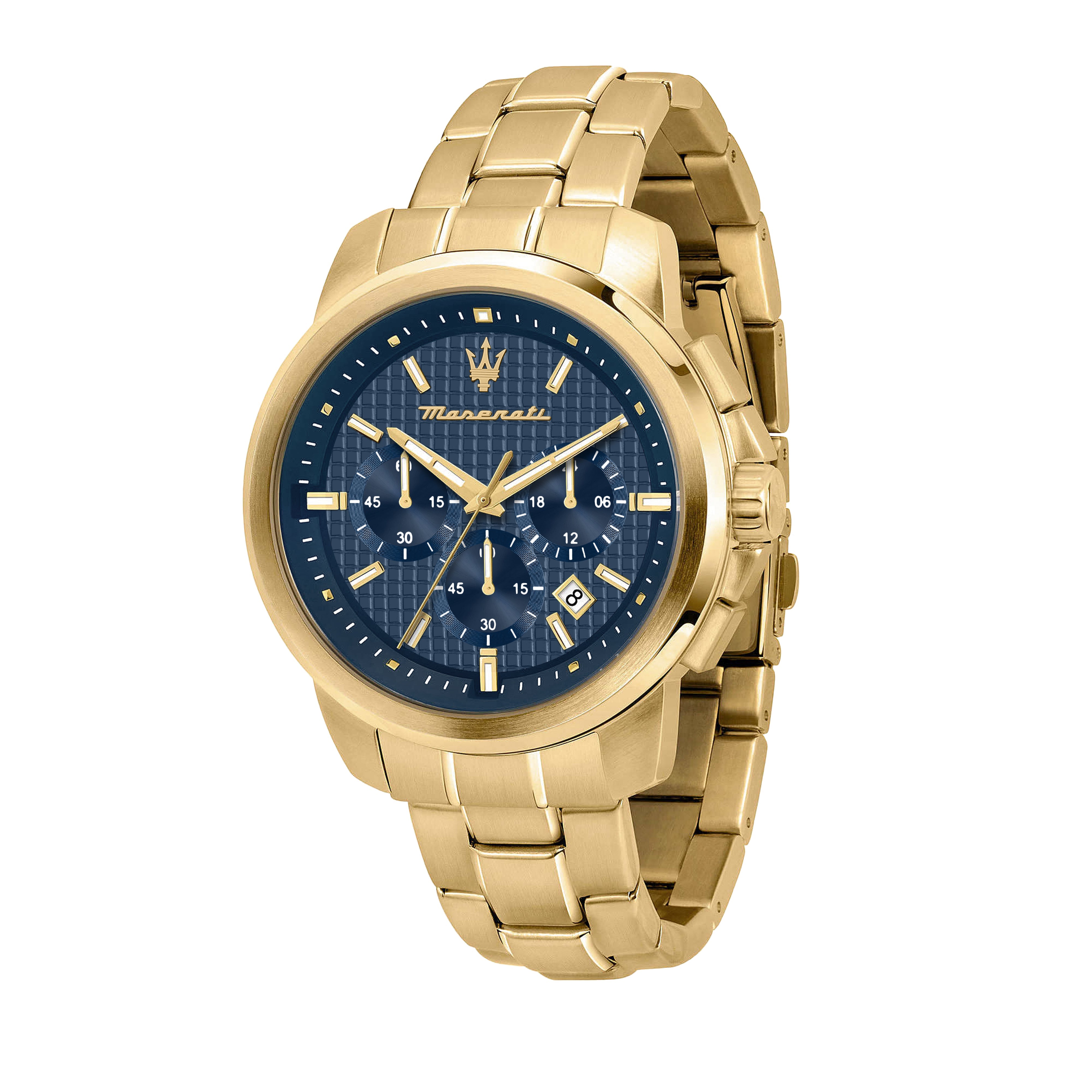 Maserati Successo 44mm Yellow Gold Chronograph