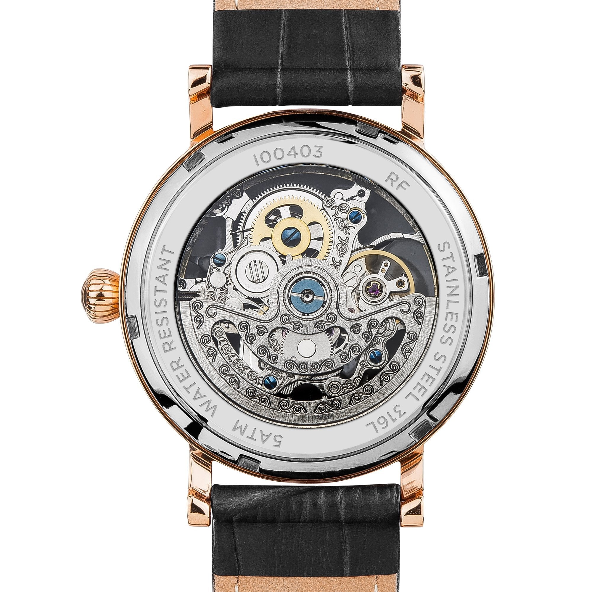 Ingersoll Herald Automatic Skeleton Black Watch