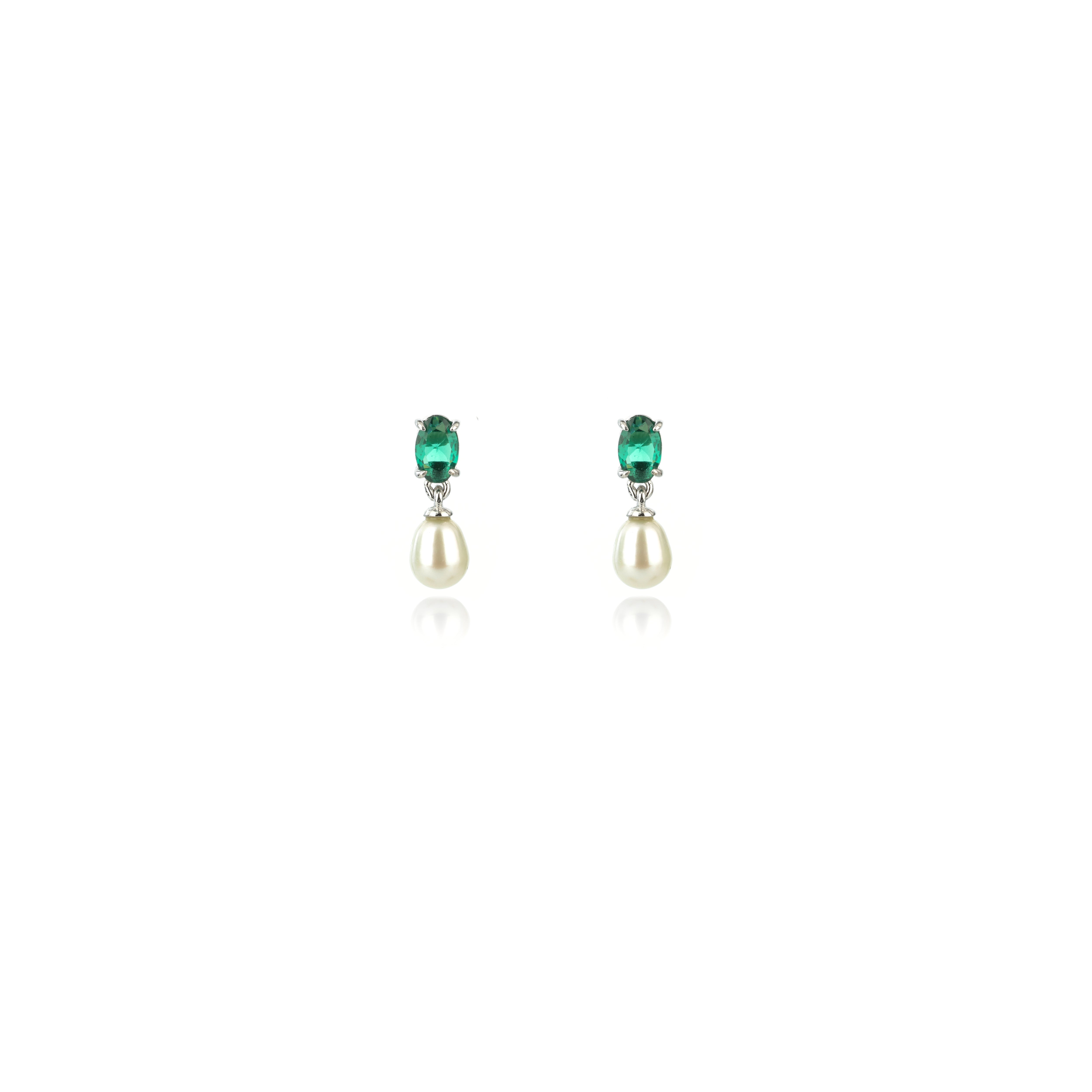 GEORGINI OCEANS WHITSUNDAY EARRINGS GREEN AND GOLD