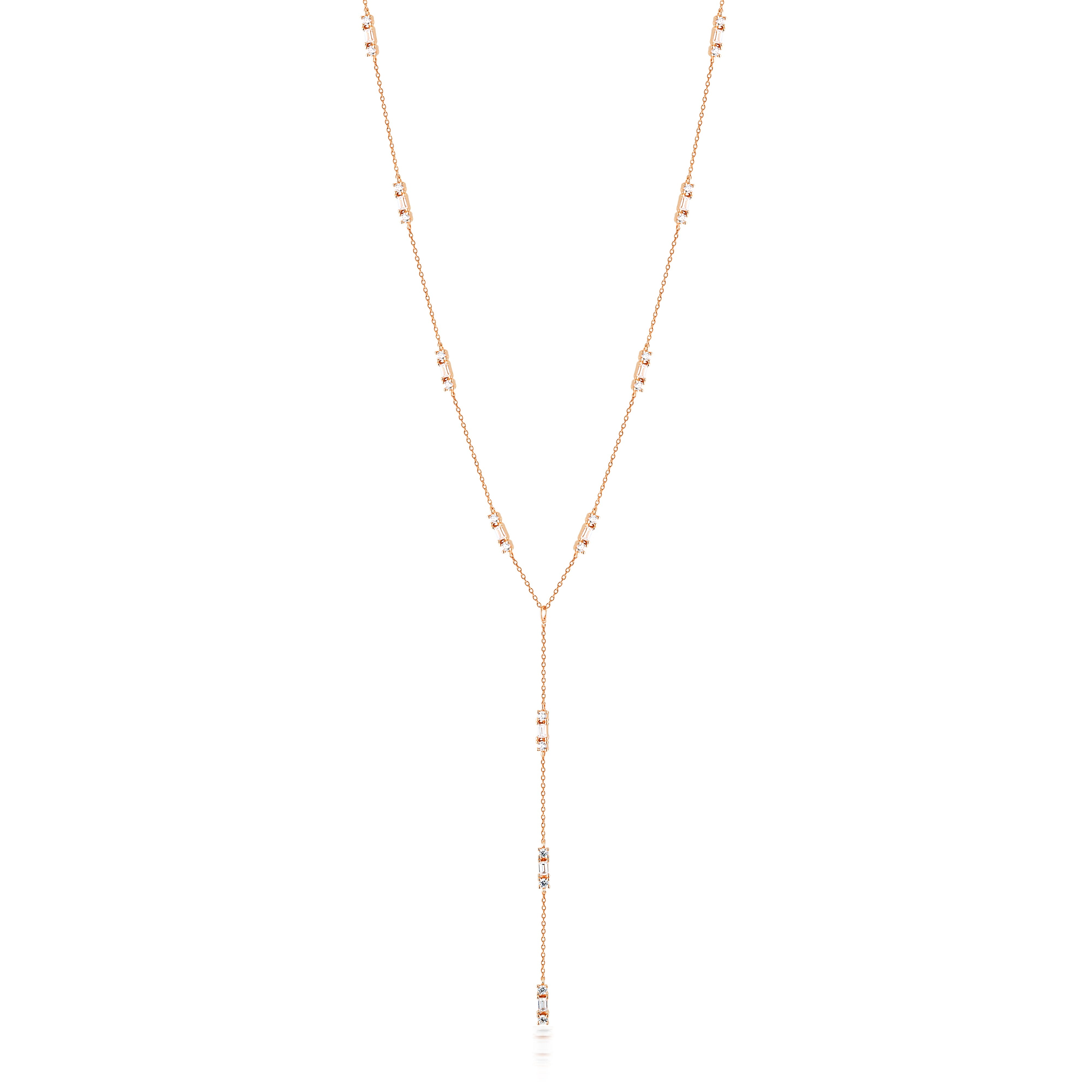 GEORGINI THE LAYERED EDIT TOLU NECKLACE ROSE GOLD