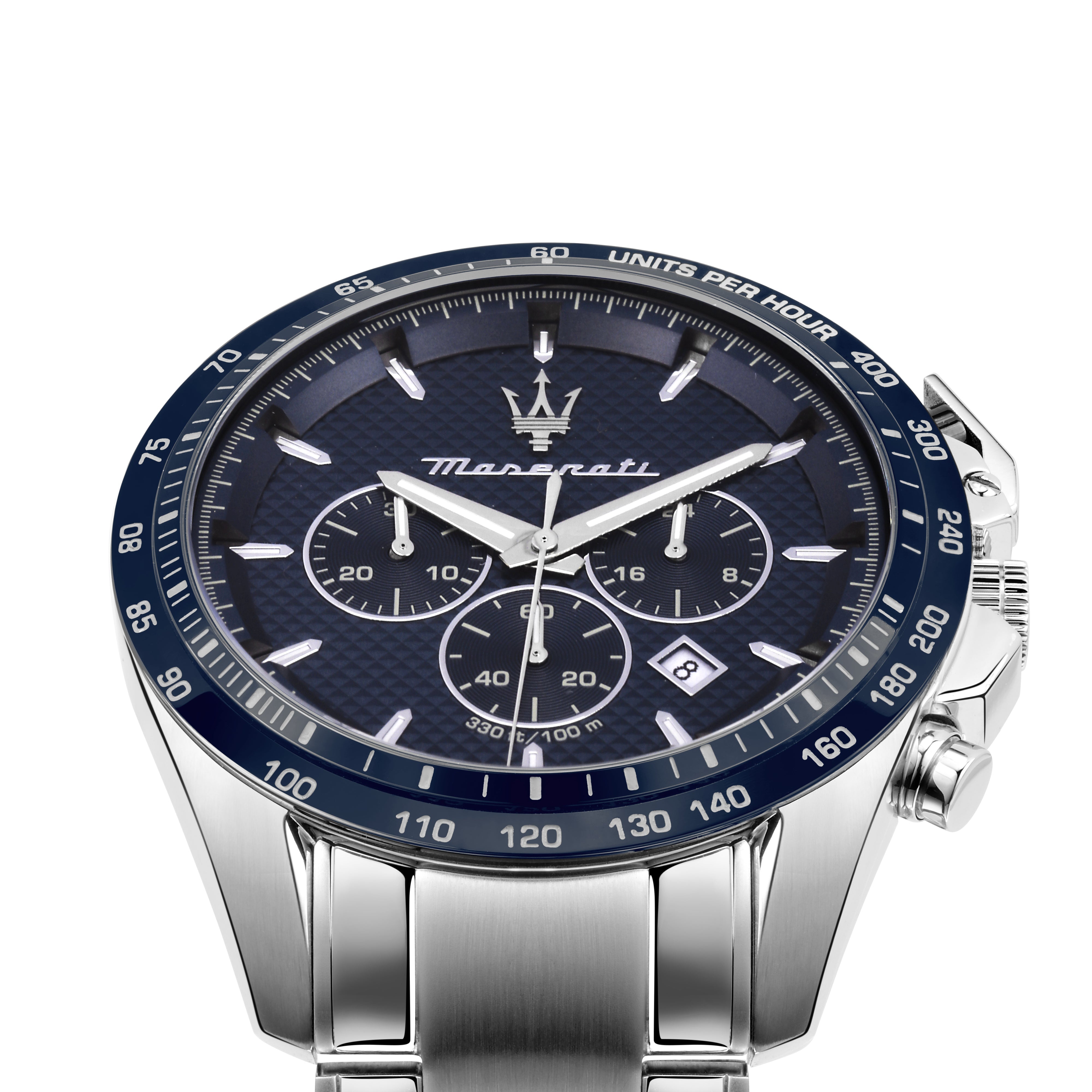 Maserati Traguardo 45mm Stainless Steel Chronograph Watch