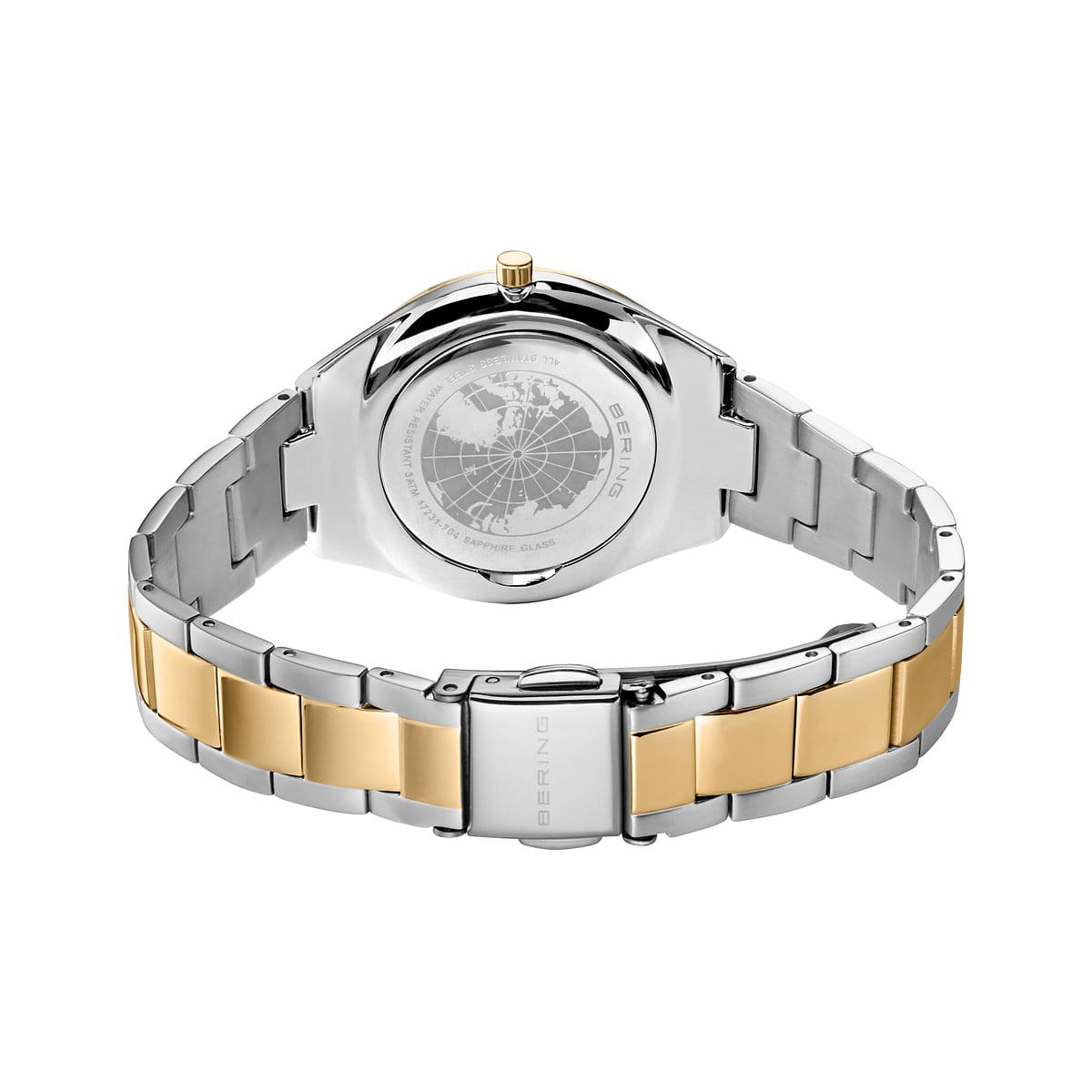 Bering Ladies Ultra Slim Two Tone Watch