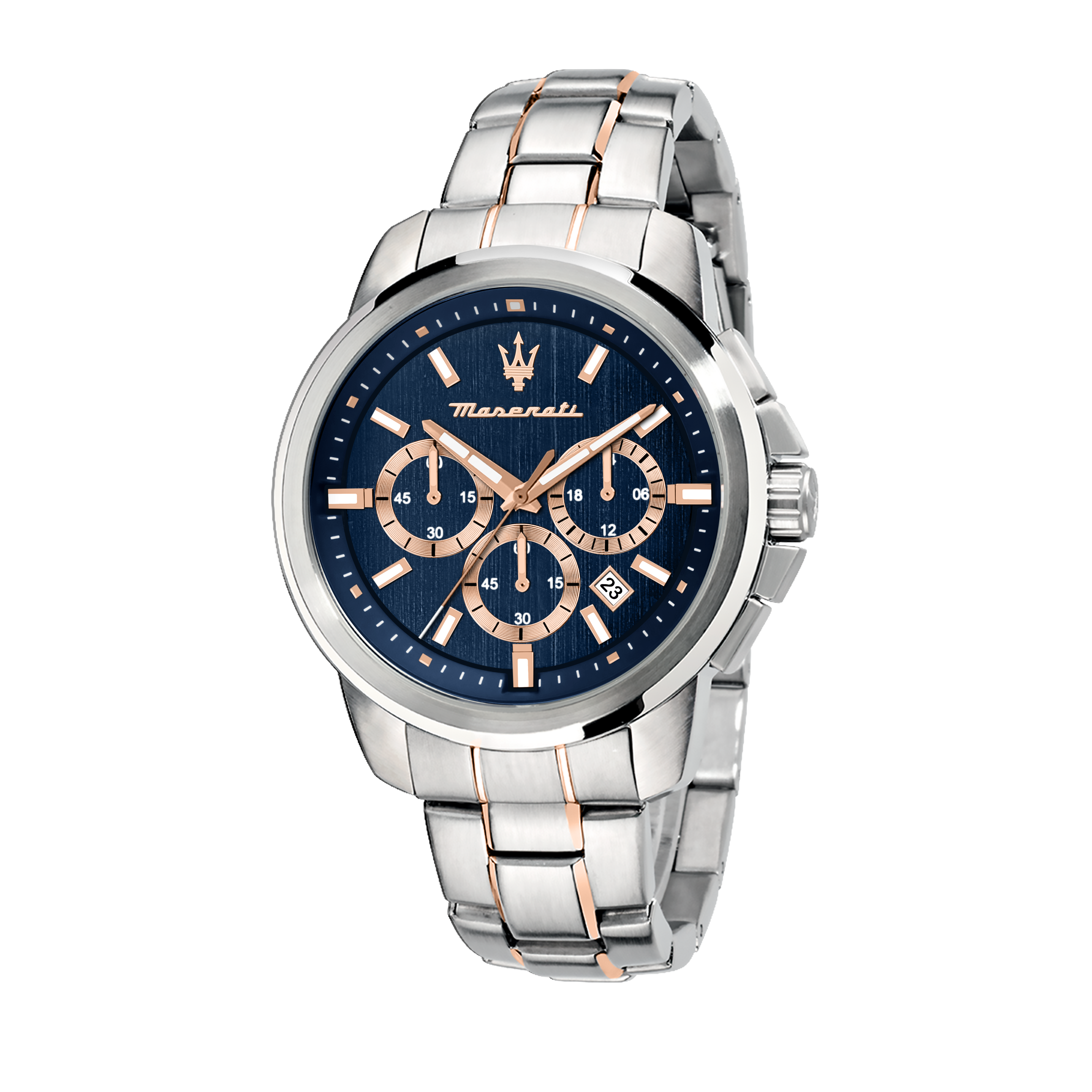 Maserati Successo Blue Dial 44mm Chronograph