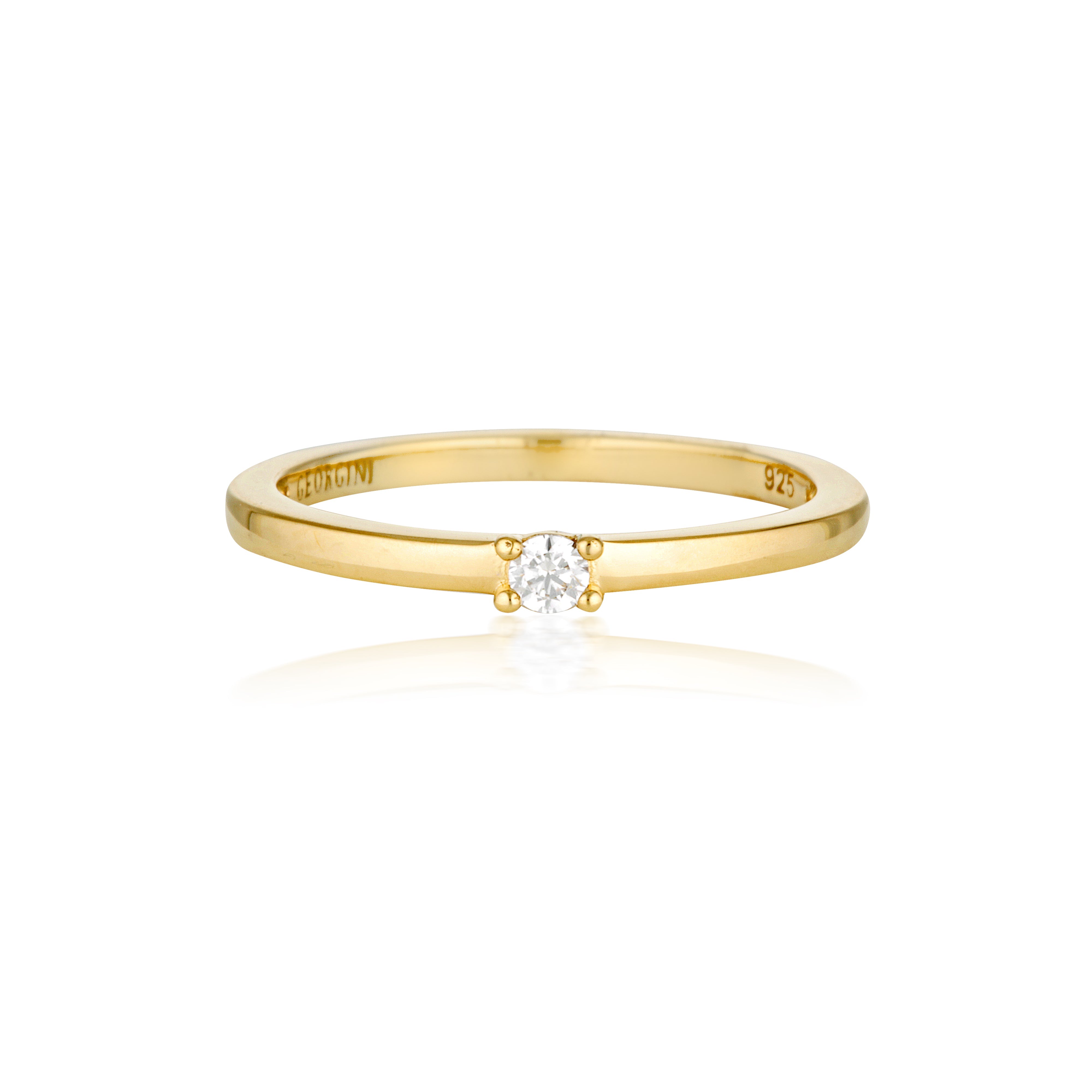 GEORGINI SUMMER SORBET MINI MARHSMALLOW RING GOLD